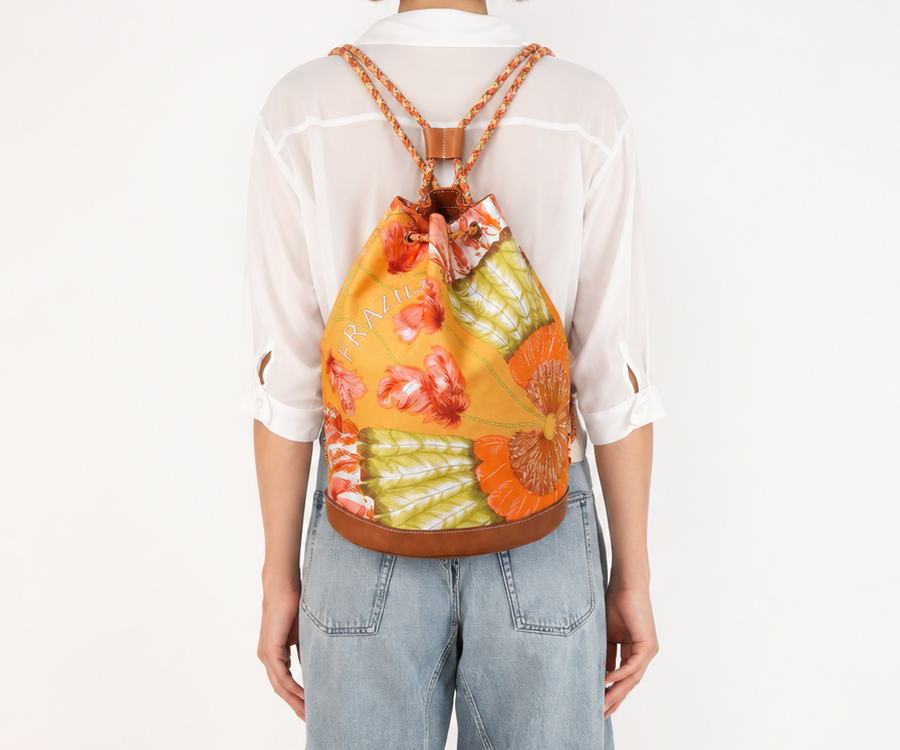 HERMÈS Sac à dos Soie Cool
