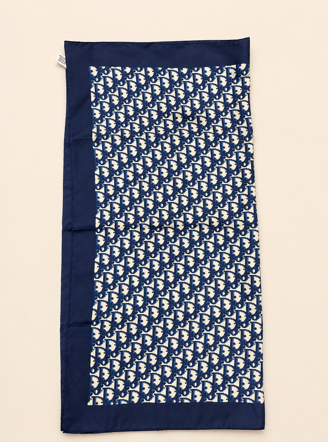 DIOR Foulard Carré Oblique en soie