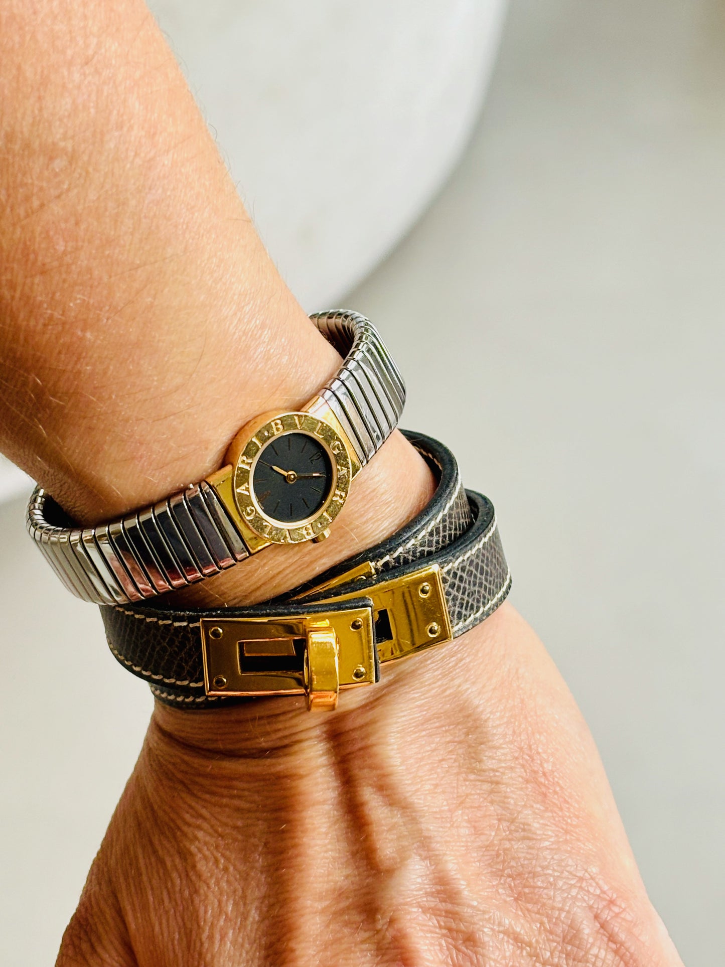 HERMÈS Bracelet Kelly double