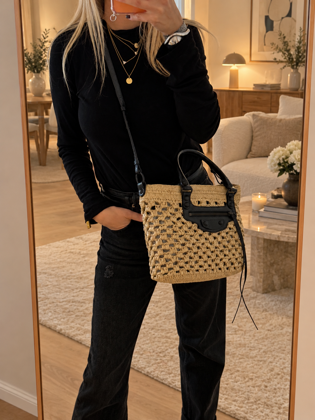 BALENCIAGA Sac Panier Le City Petit