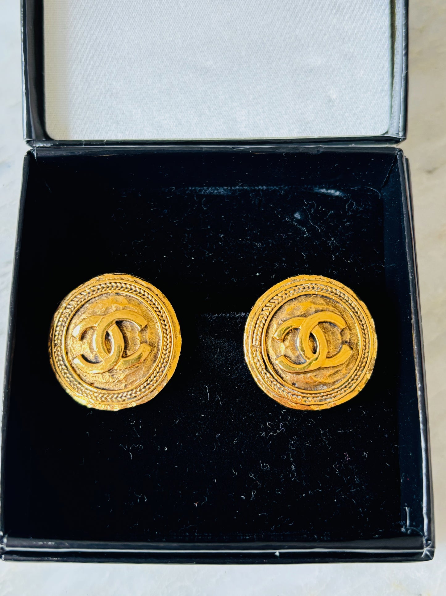 CHANEL Boucles d'oreilles circa 90