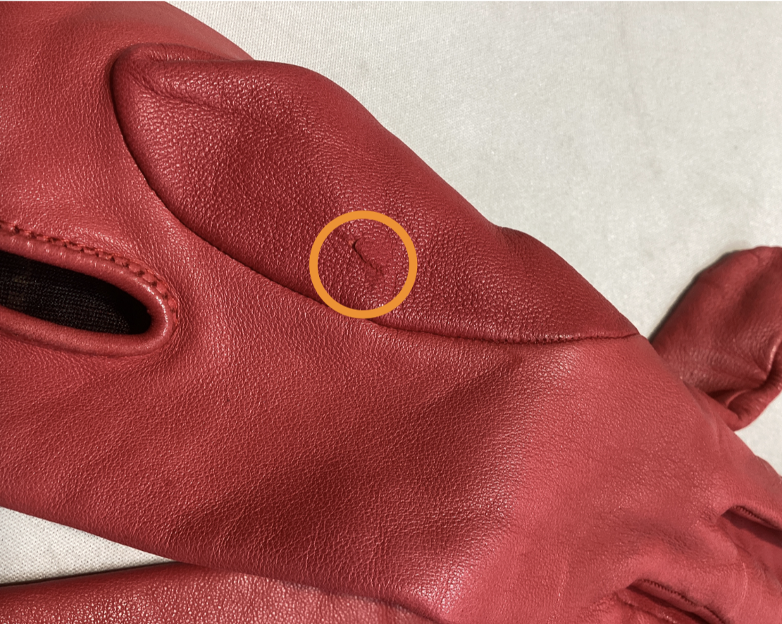 Gants en cuir HERMÈS Médor