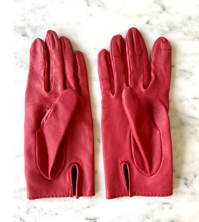 Gants en cuir HERMÈS Médor