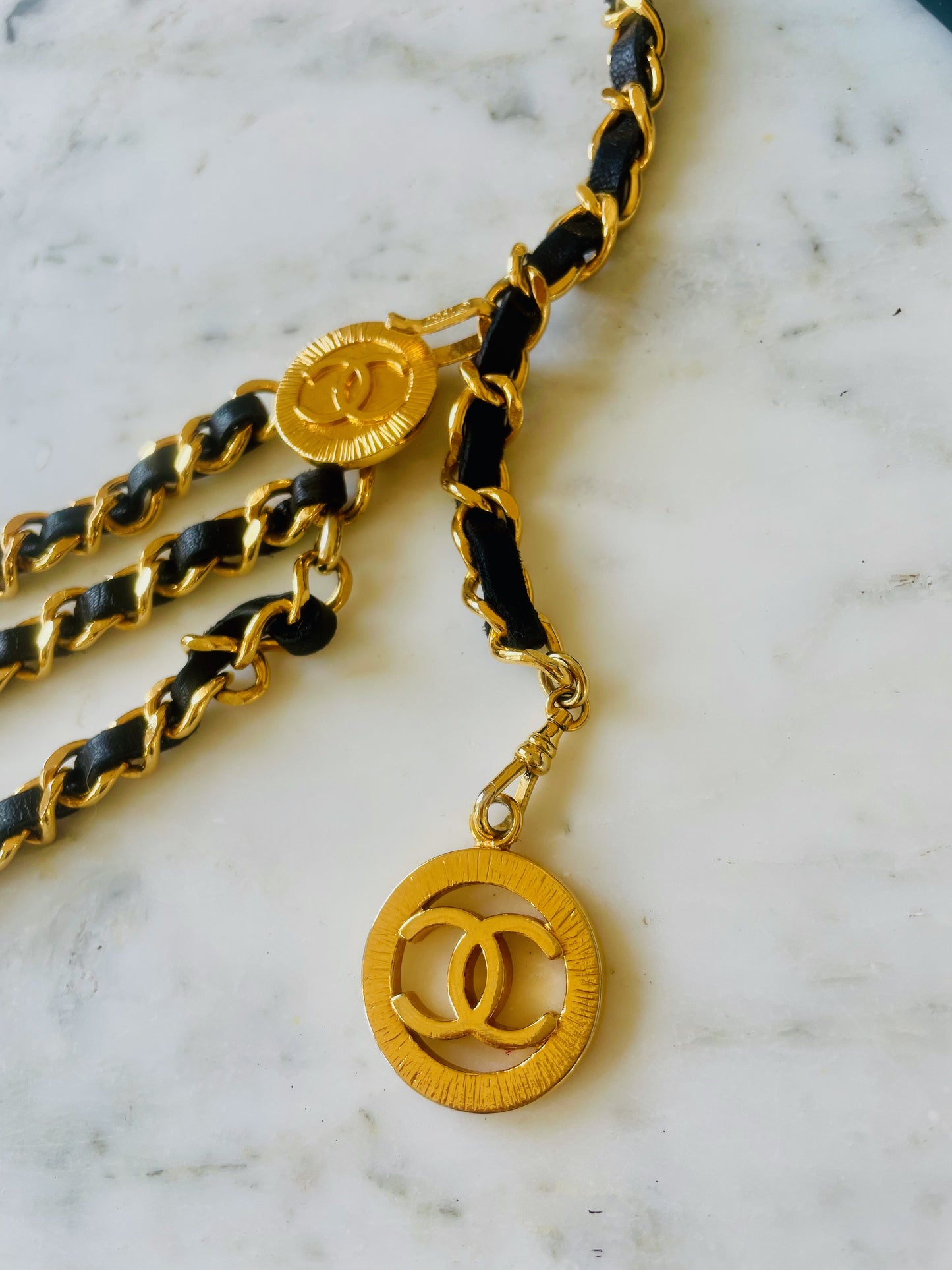 CHANEL Ceinture triple