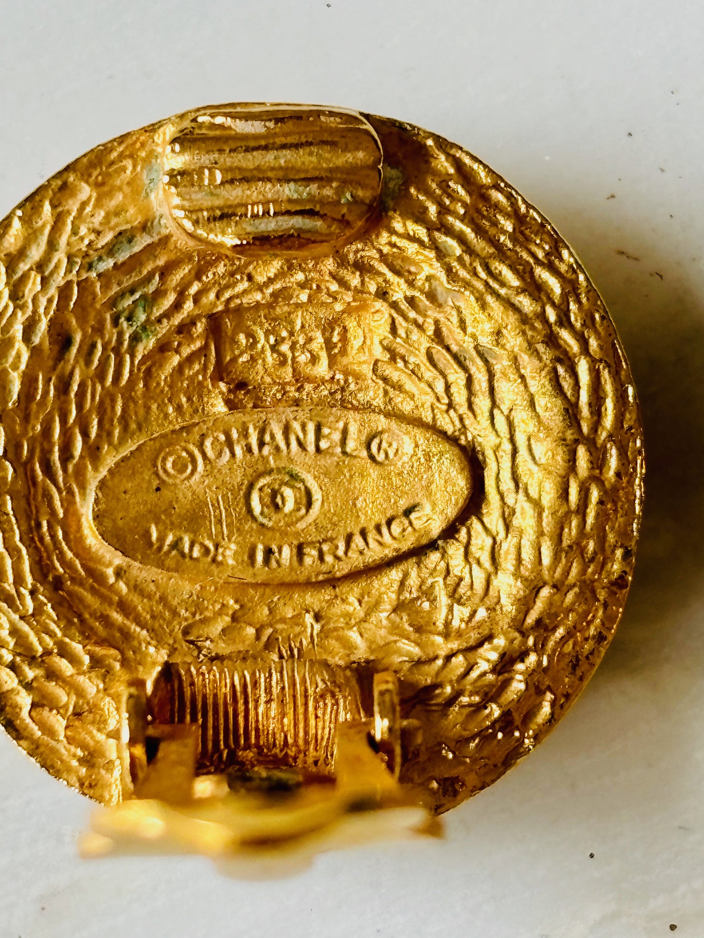 CHANEL Boucles d'oreilles circa 90