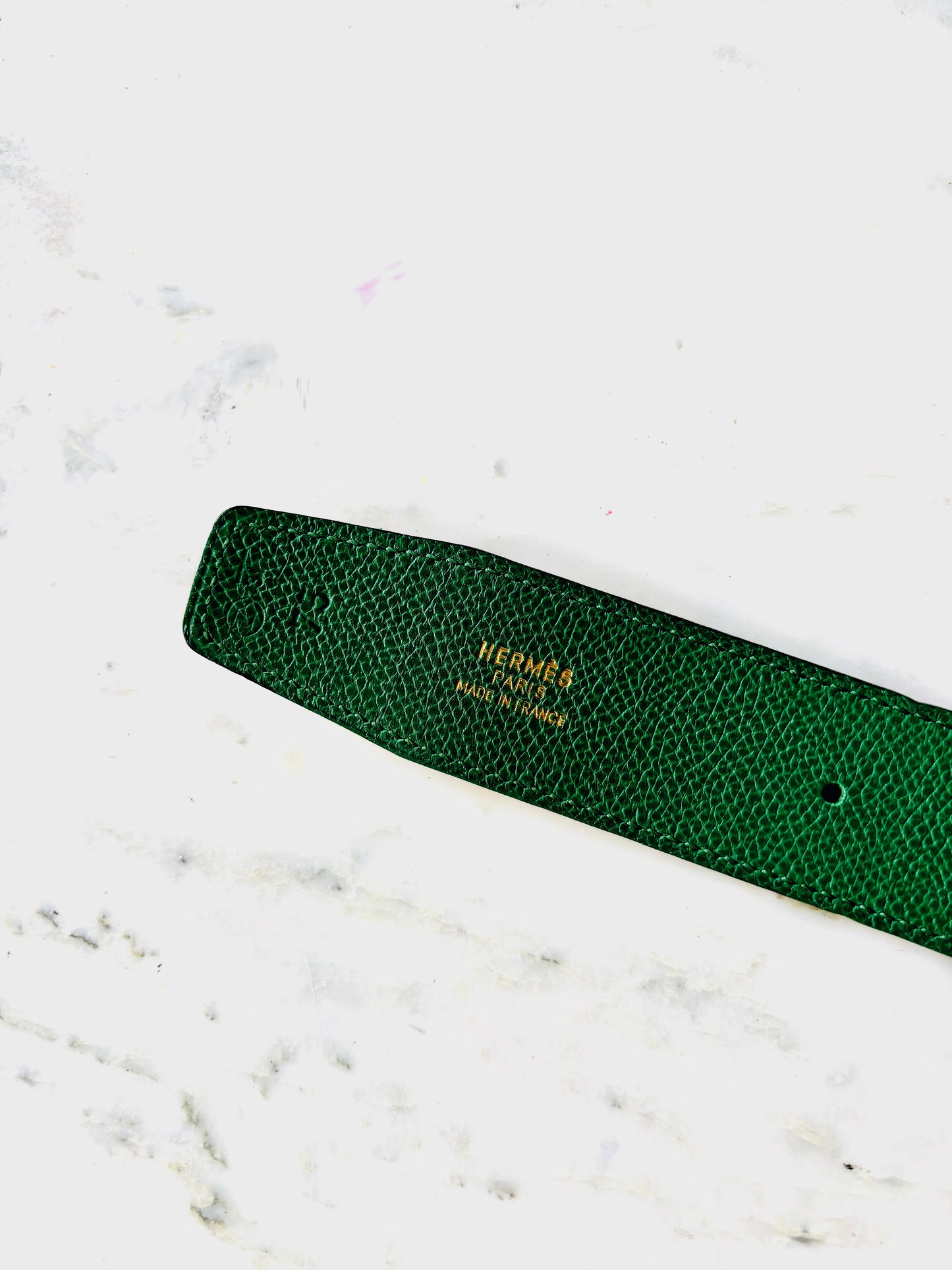 HERMÈS Cuir de ceinture