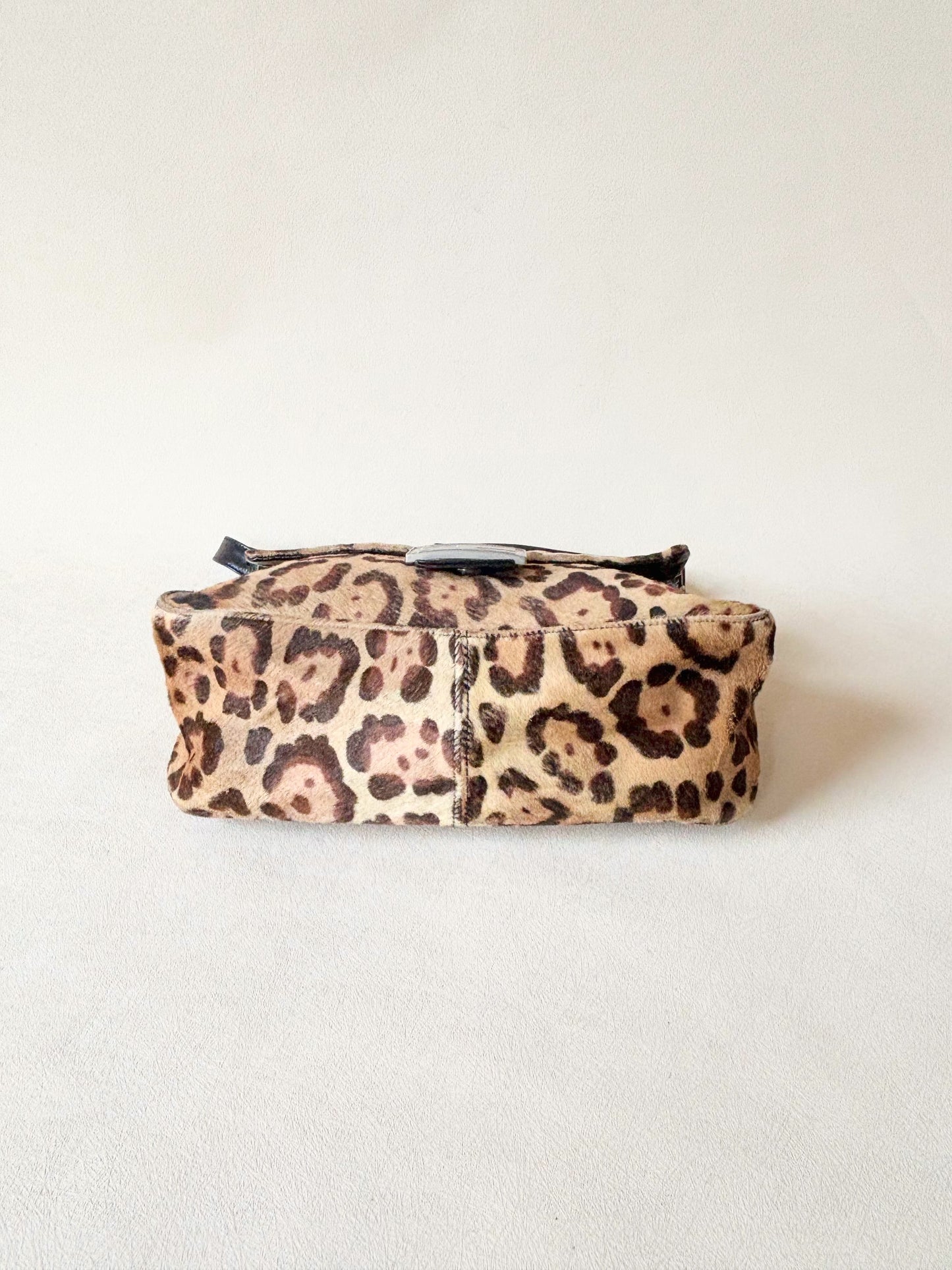 FENDI Sac Mamma Baguette Léopard