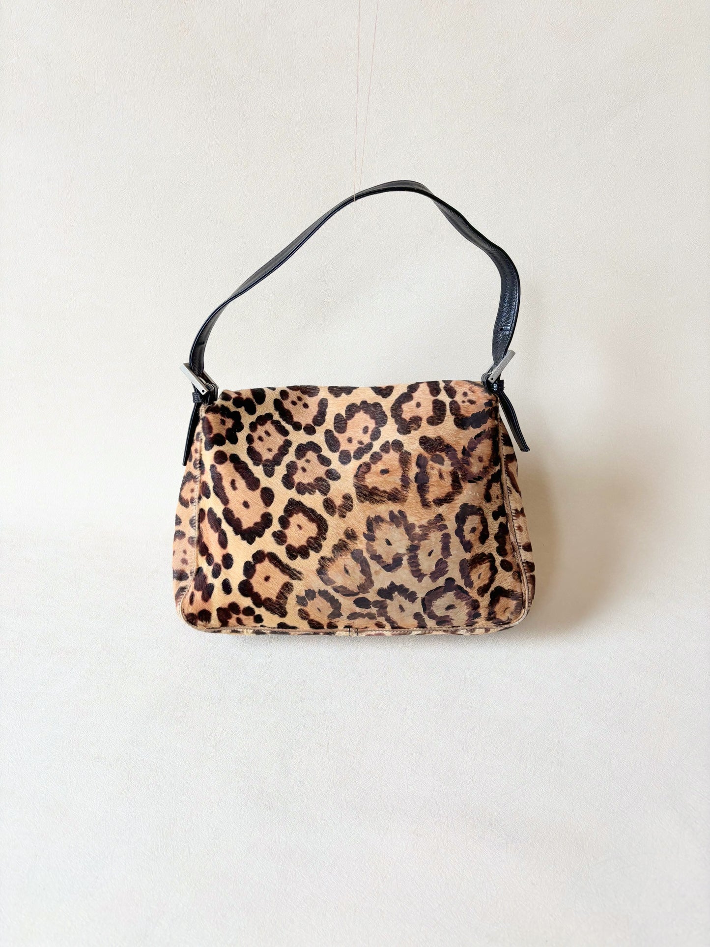 FENDI Sac Mamma Baguette Léopard
