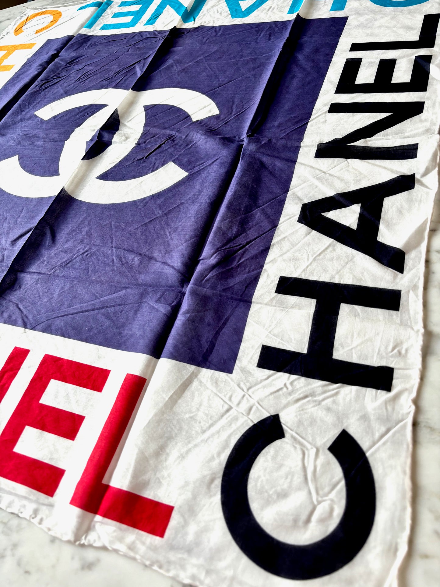 CHANEL Foulard coton