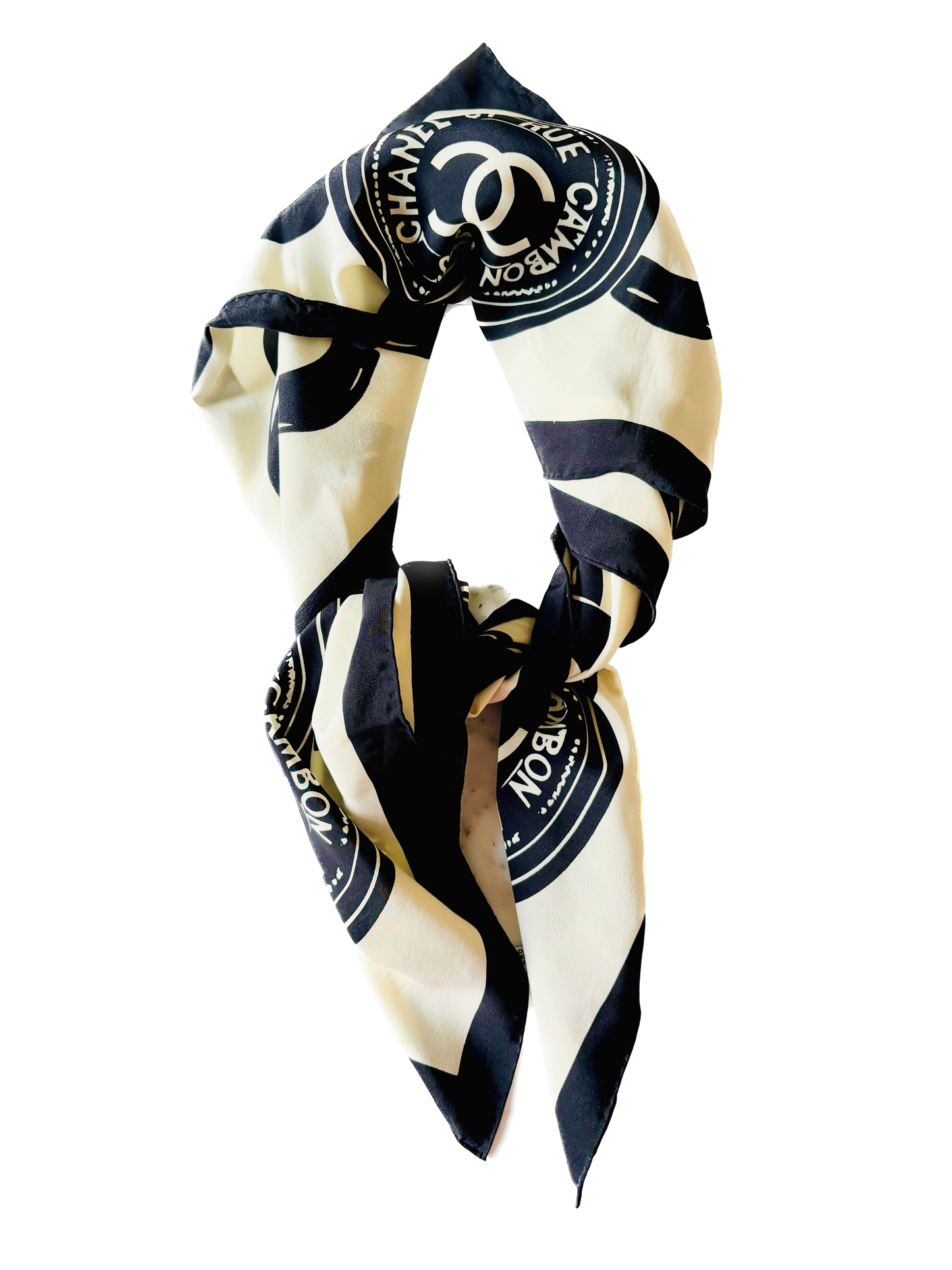CHANEL Foulard en soie