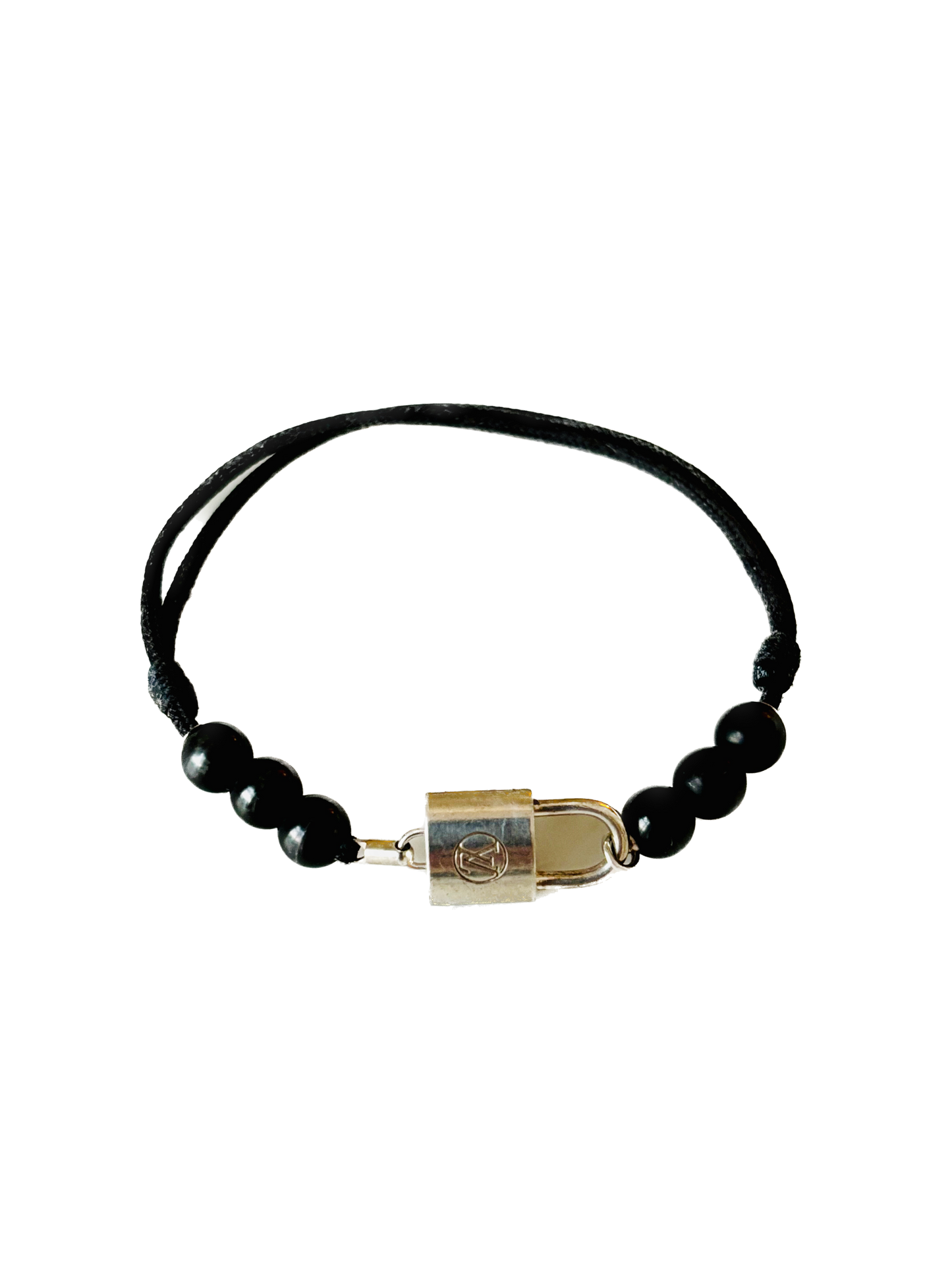 LOUIS VUITTON Bracelet Silver Lockit