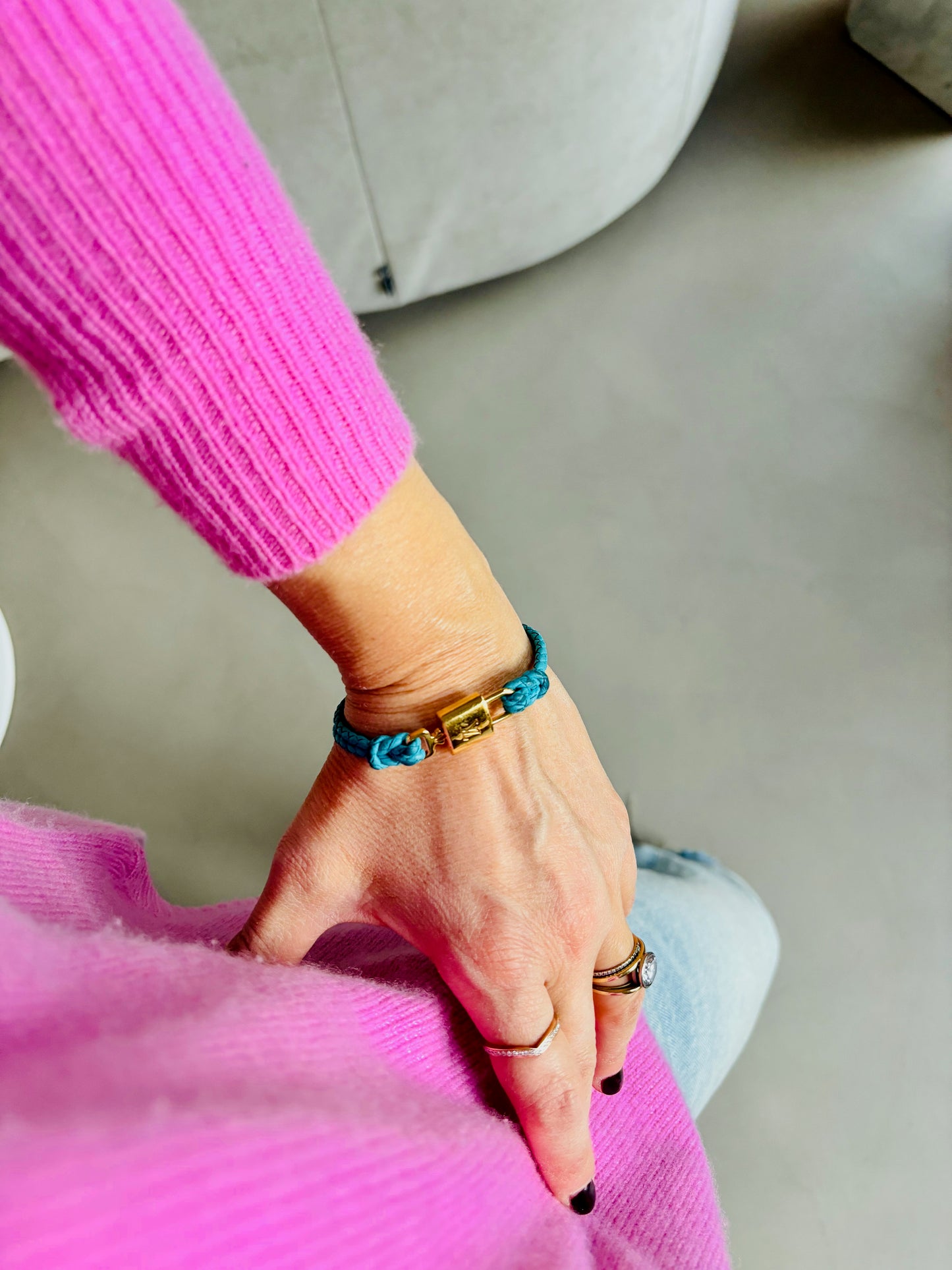 LOUIS VUITTON Bracelet Lockit