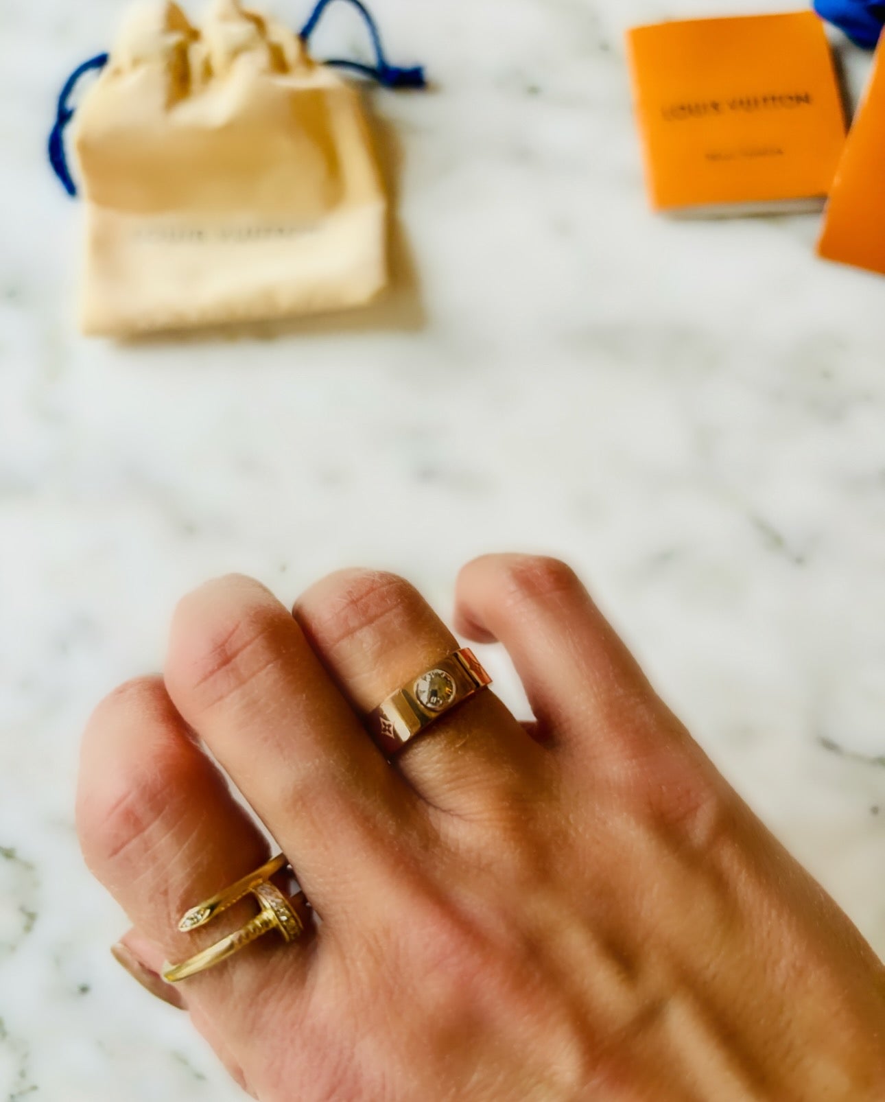 LOUIS VUITTON Bague Nanogram