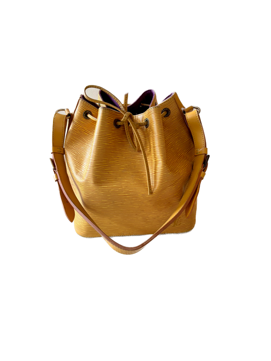 LOUIS VUITTON Sac Noé jaune