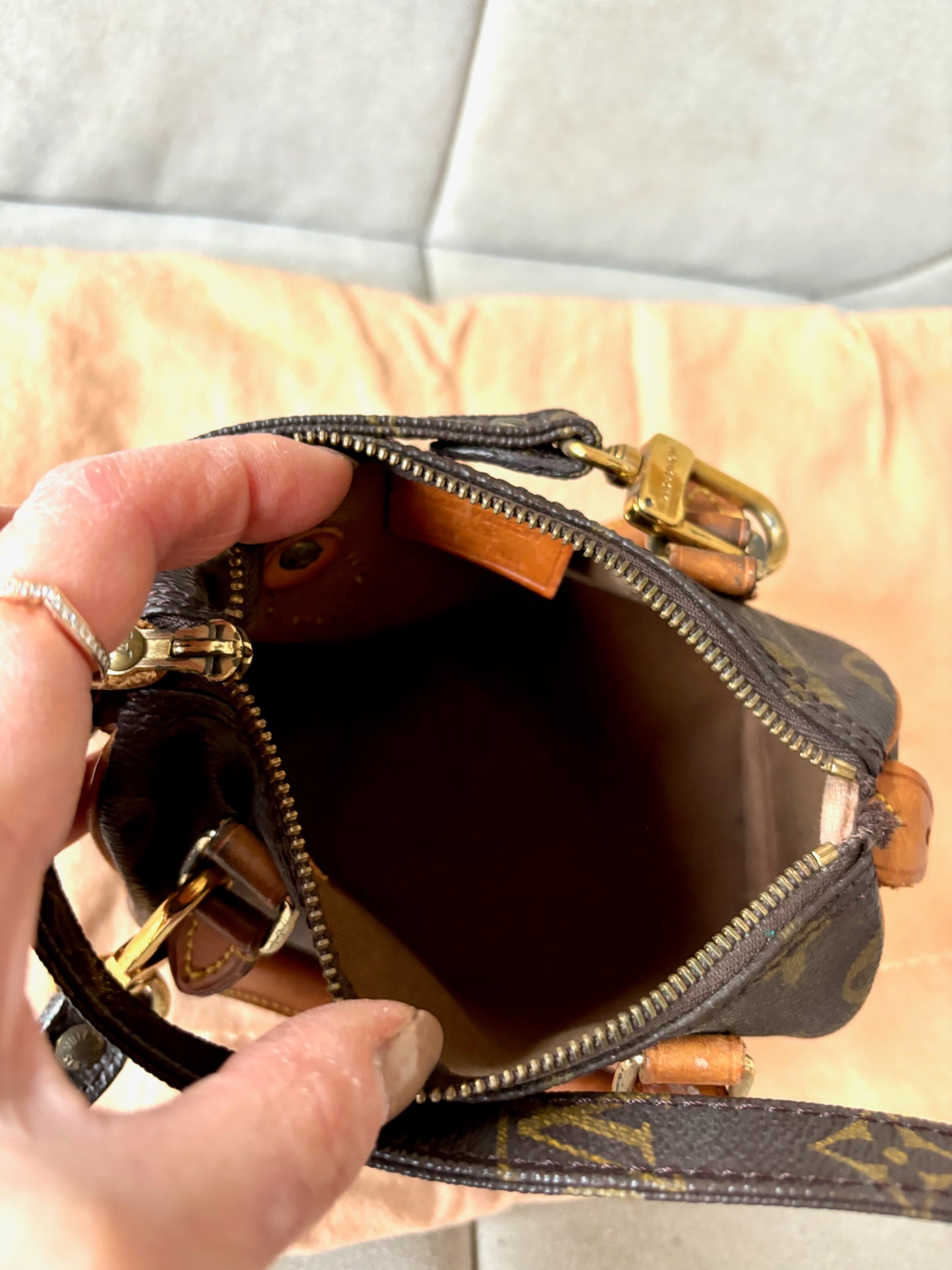 LOUIS VUITTON Nano Speedy