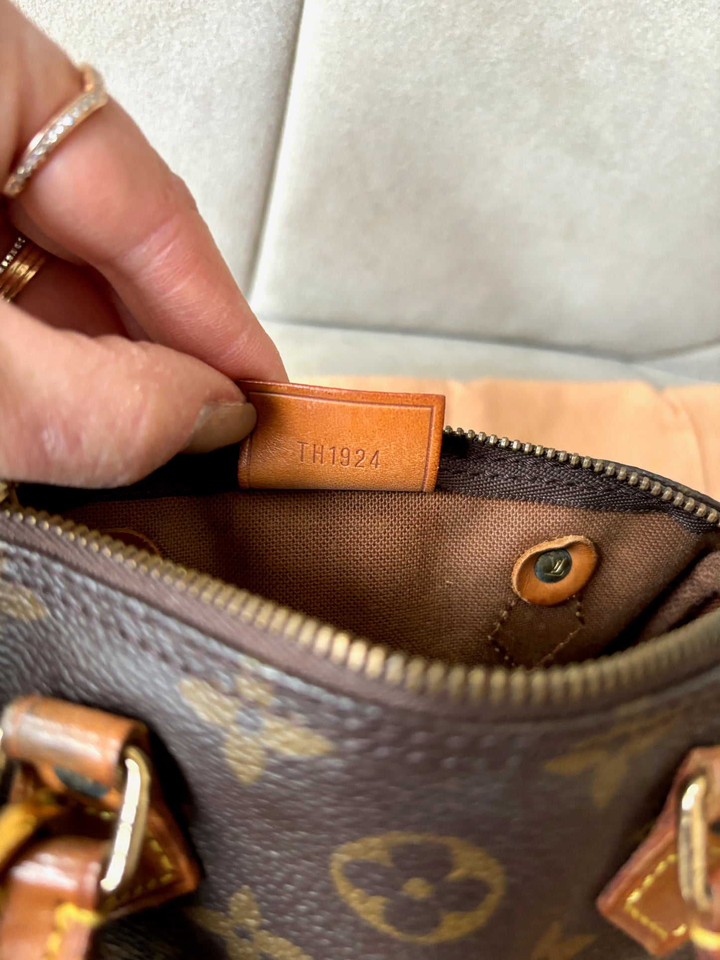 LOUIS VUITTON Nano Speedy