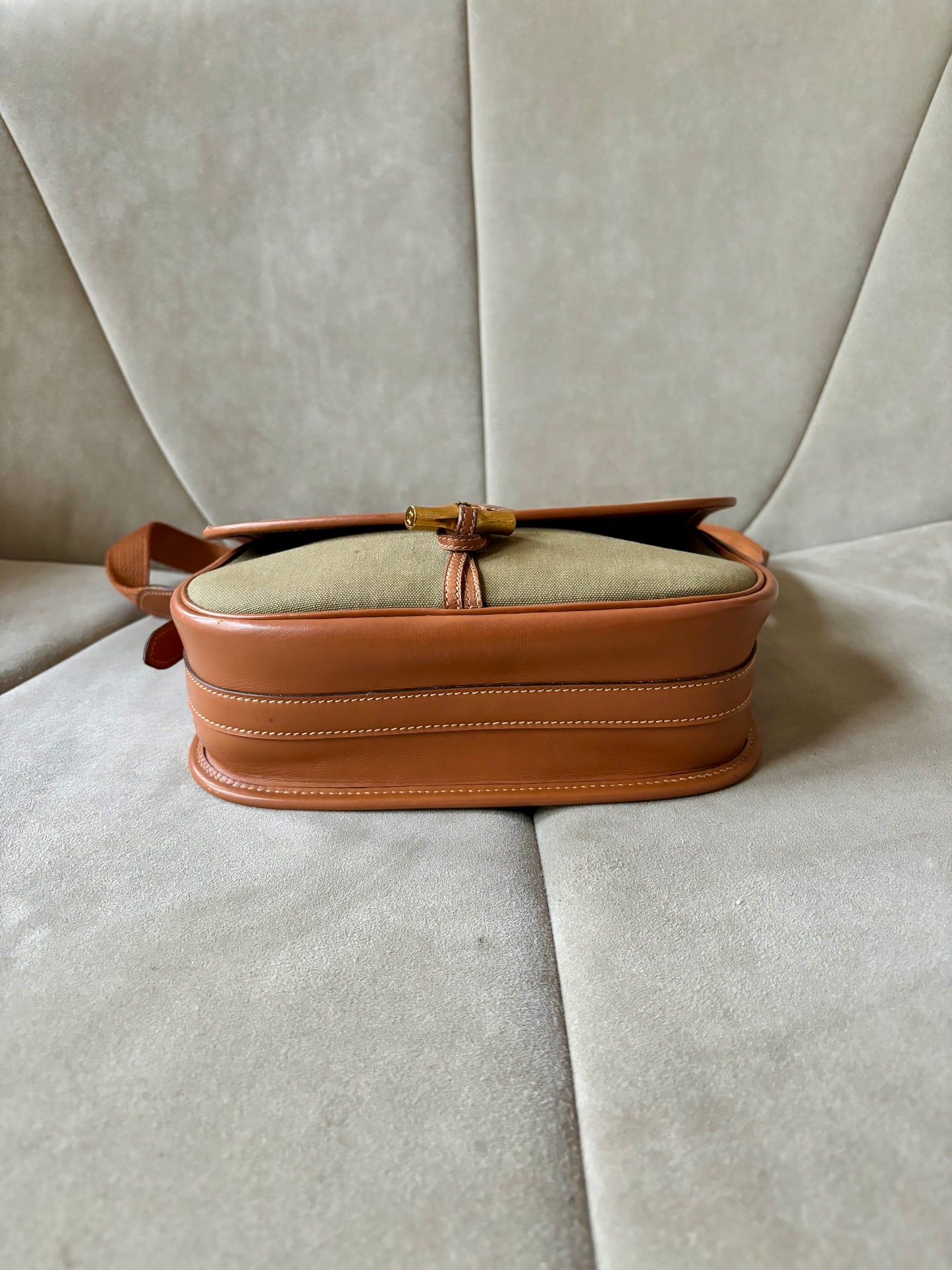 HERMÈS Sac Duffle Bambou