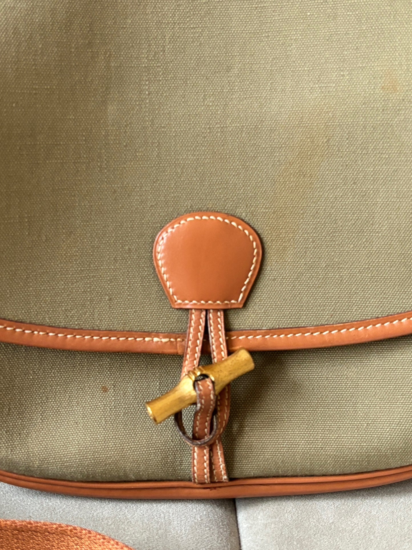 HERMÈS Sac Duffle Bambou