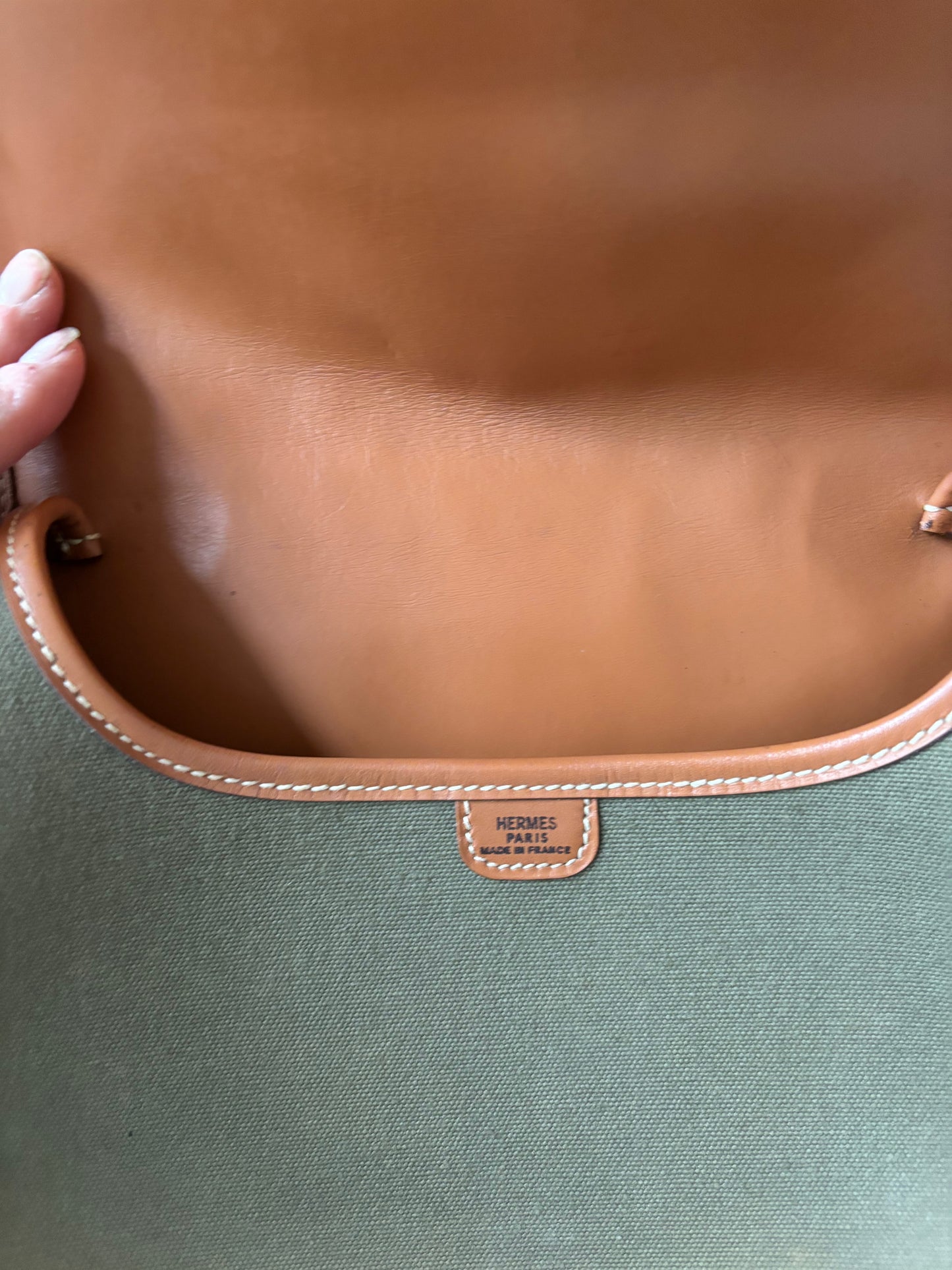 HERMÈS Sac Duffle Bambou