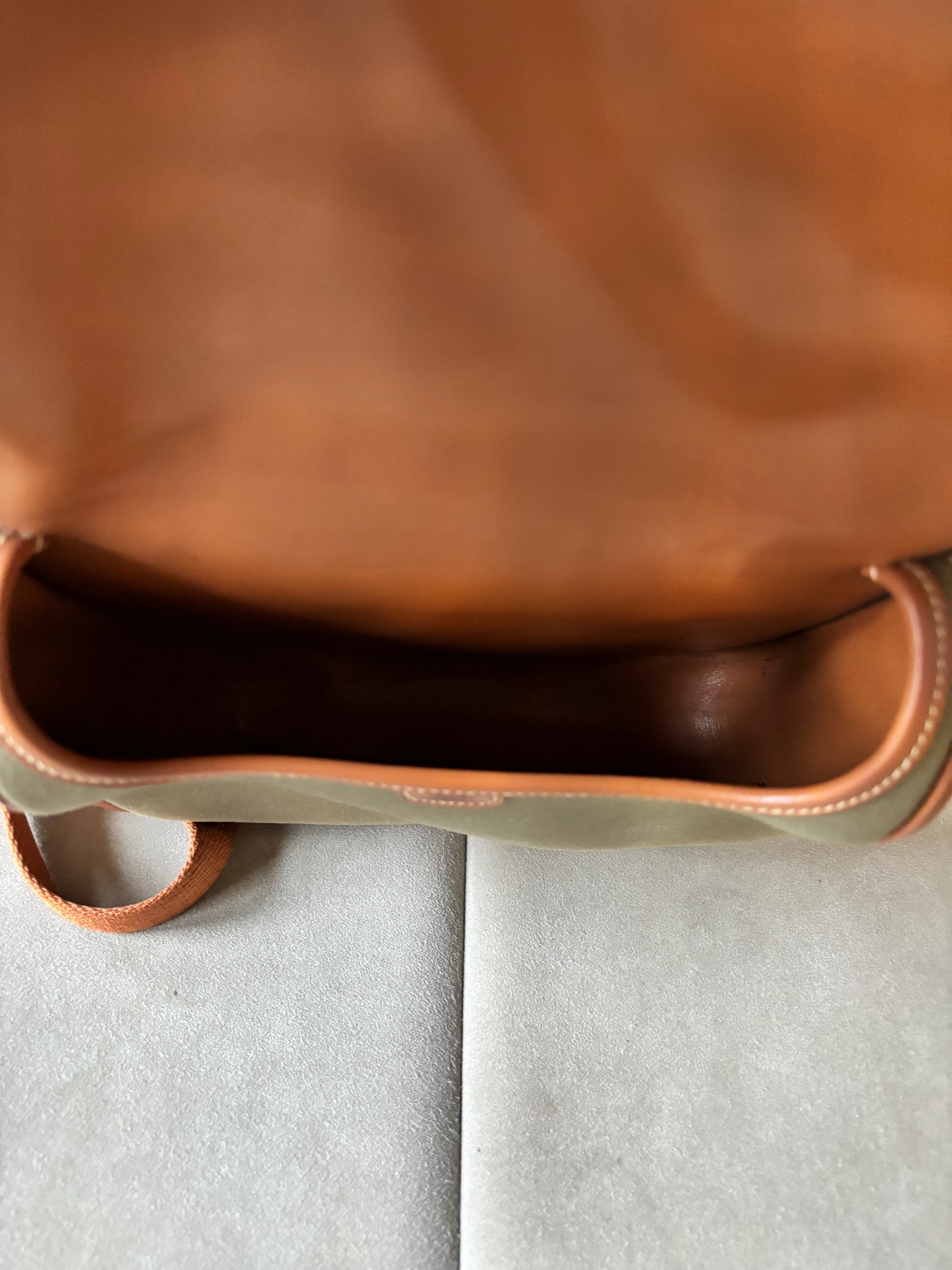 HERMÈS Sac Duffle Bambou