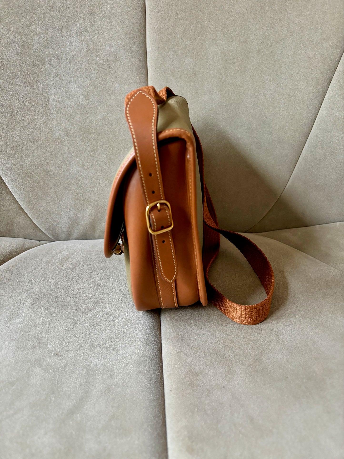 HERMÈS Sac Duffle Bambou