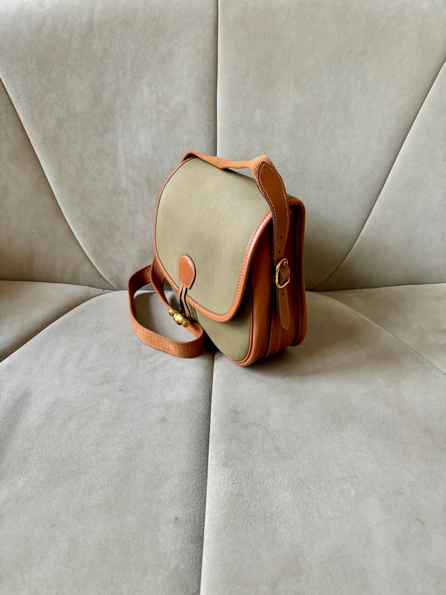 HERMÈS Sac Duffle Bambou