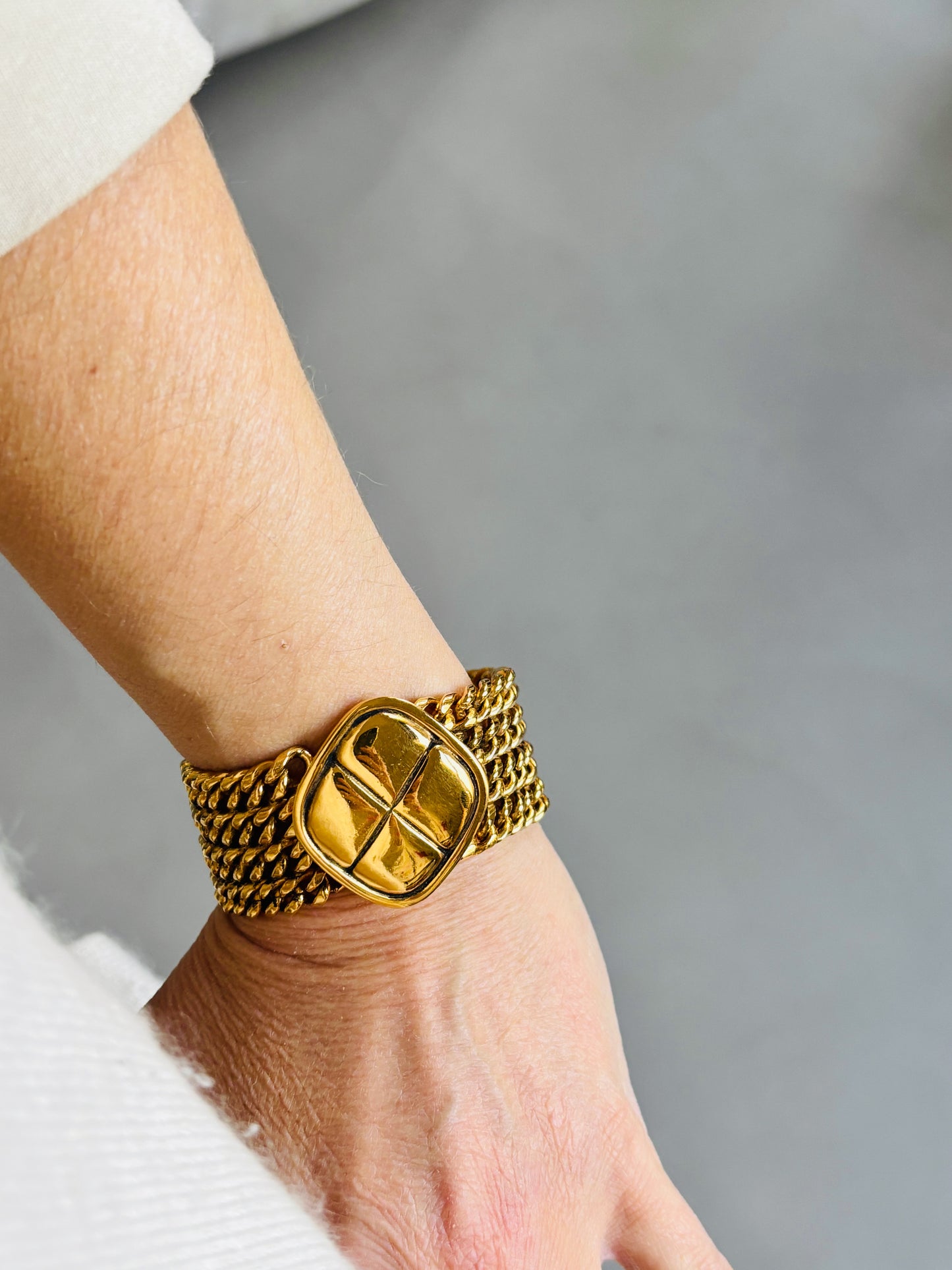 CHANEL Bracelet Gourmette