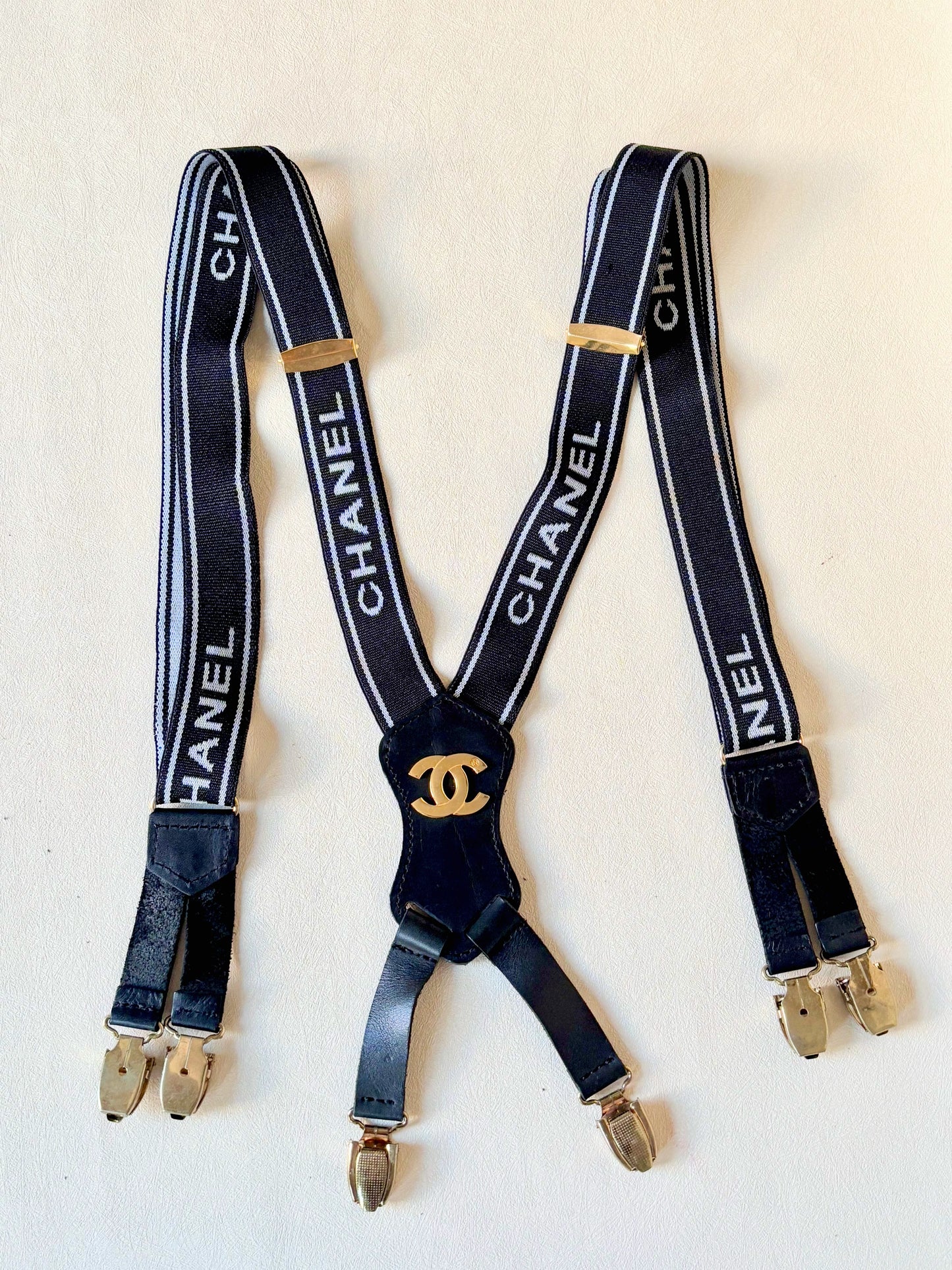CHANEL Bretelles à logo