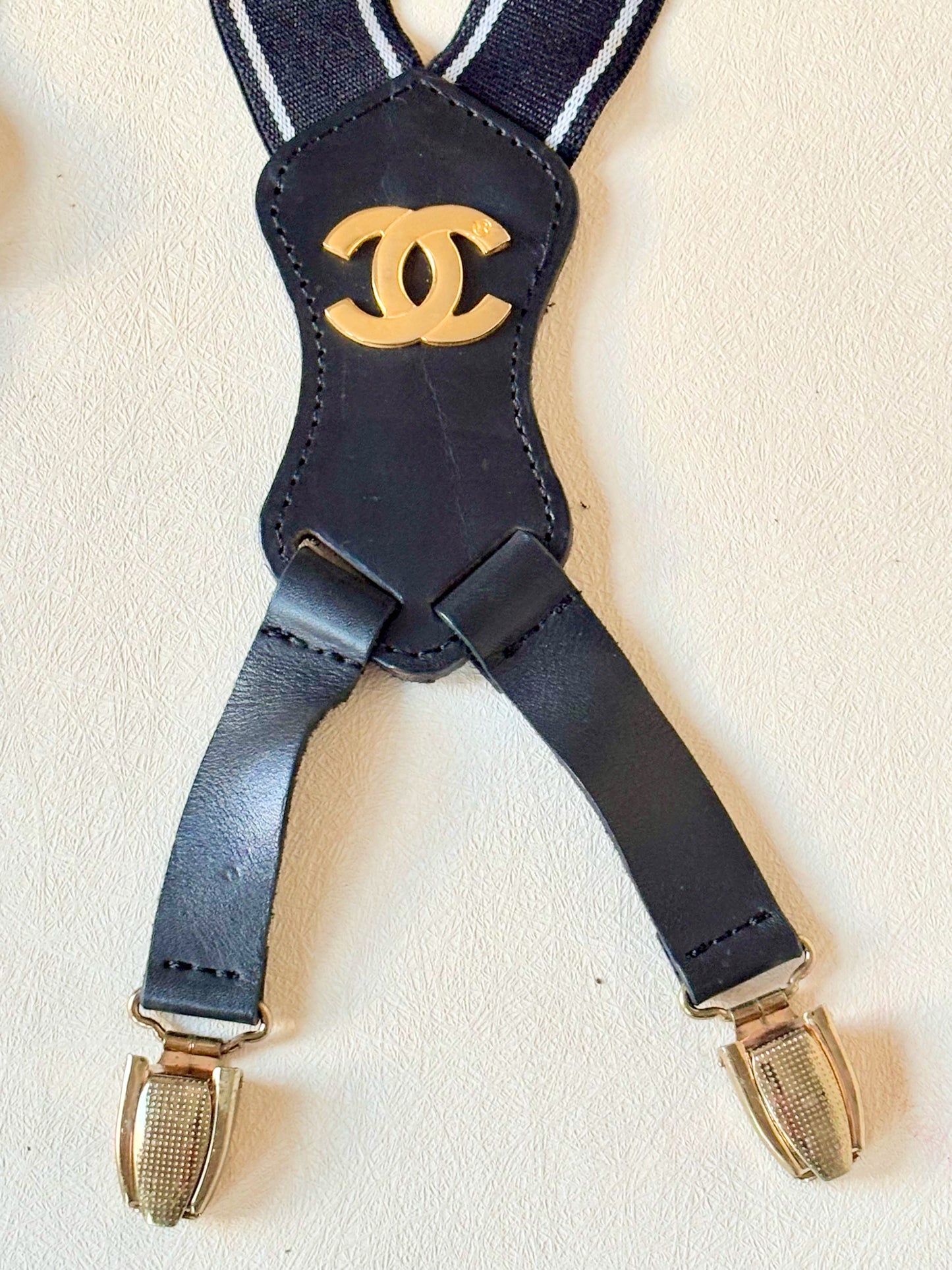 CHANEL Bretelles à logo