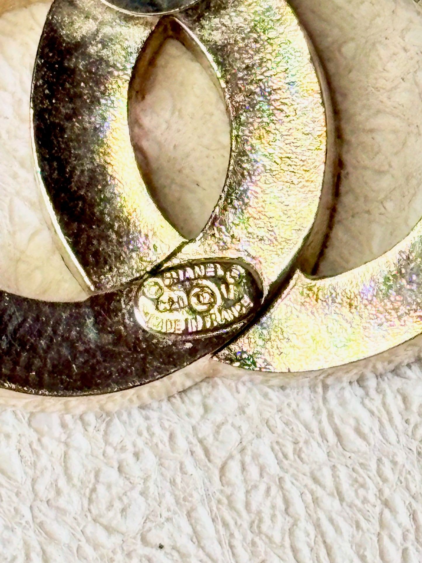 CHANEL Boucle d'oreille Maxi CC
