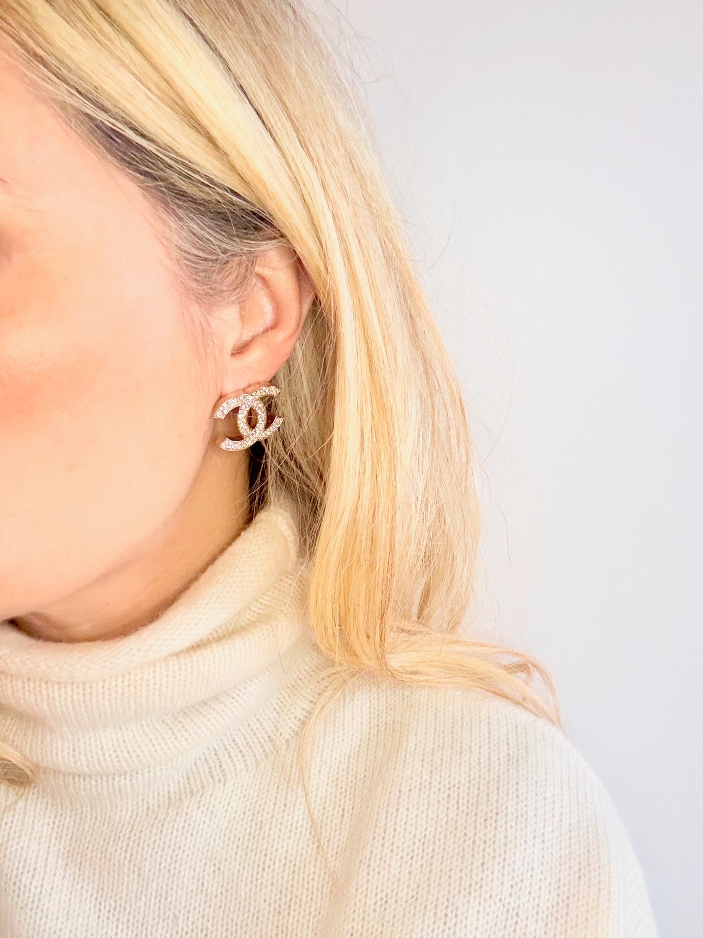 CHANEL Boucle d'oreille Maxi CC