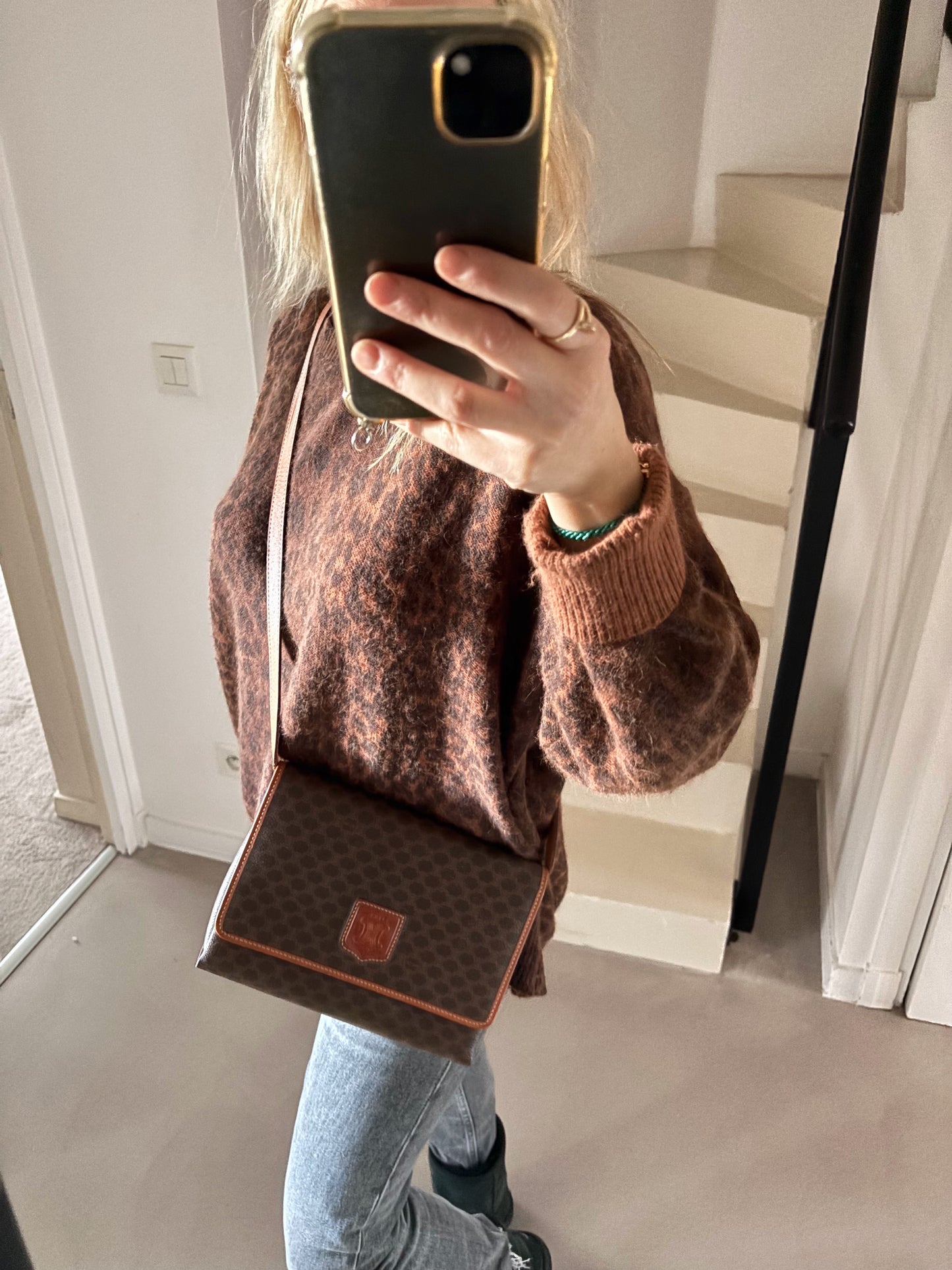 CÉLINE Sac pochette Triomphe