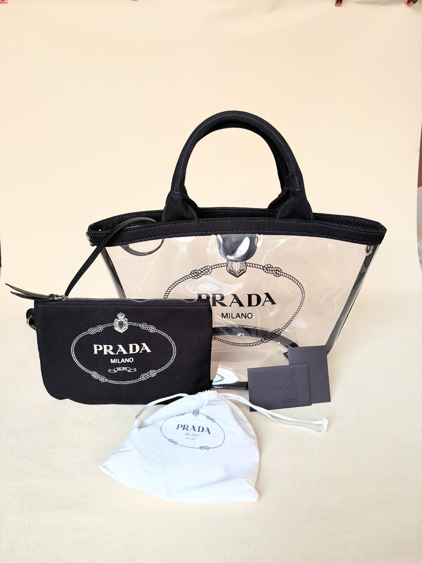 PRADA Sac cabas plexi