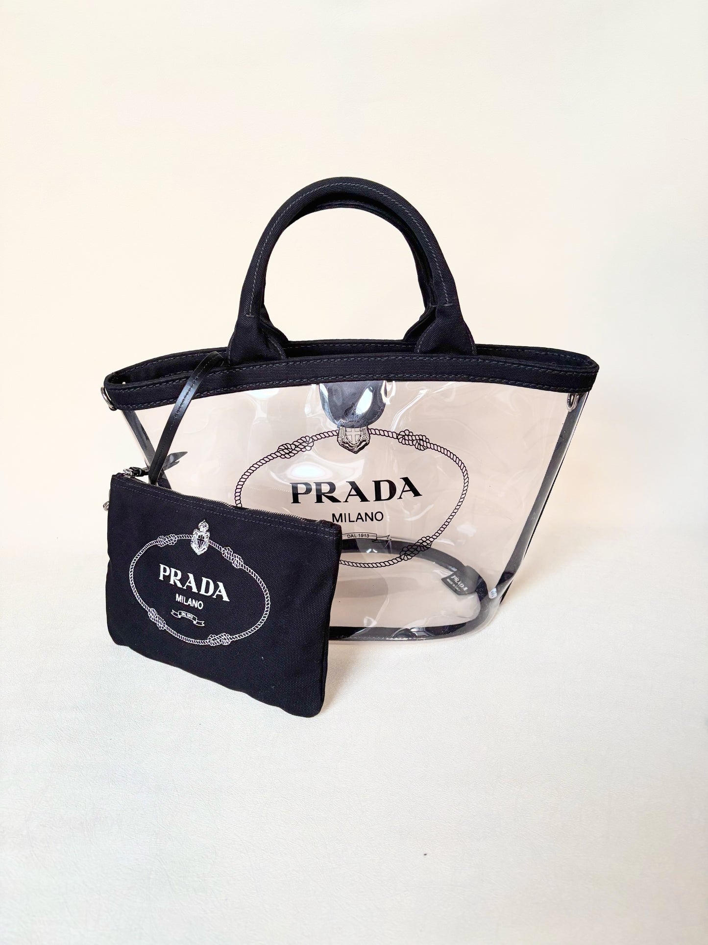 PRADA Sac cabas plexi