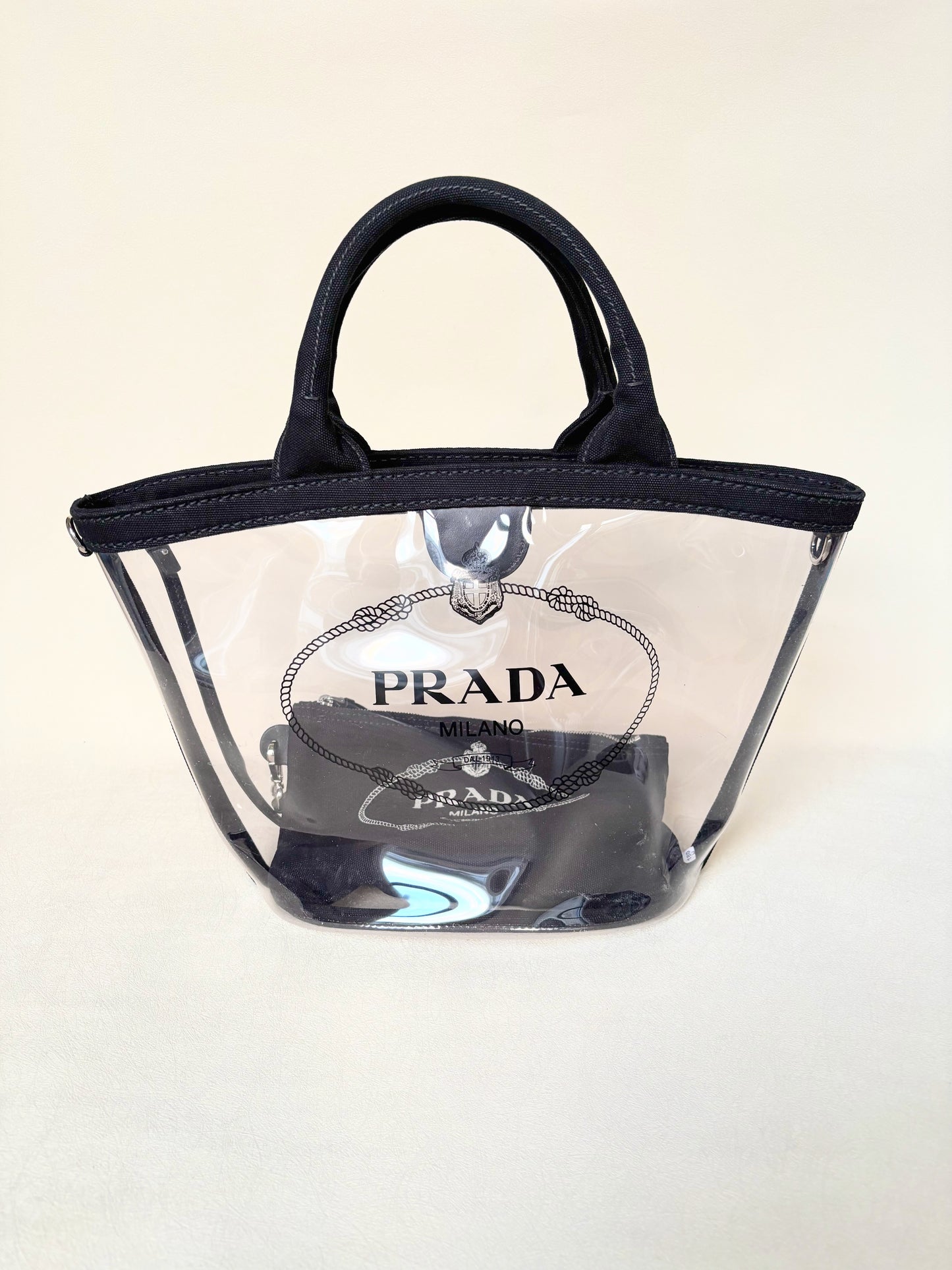 PRADA Sac cabas plexi