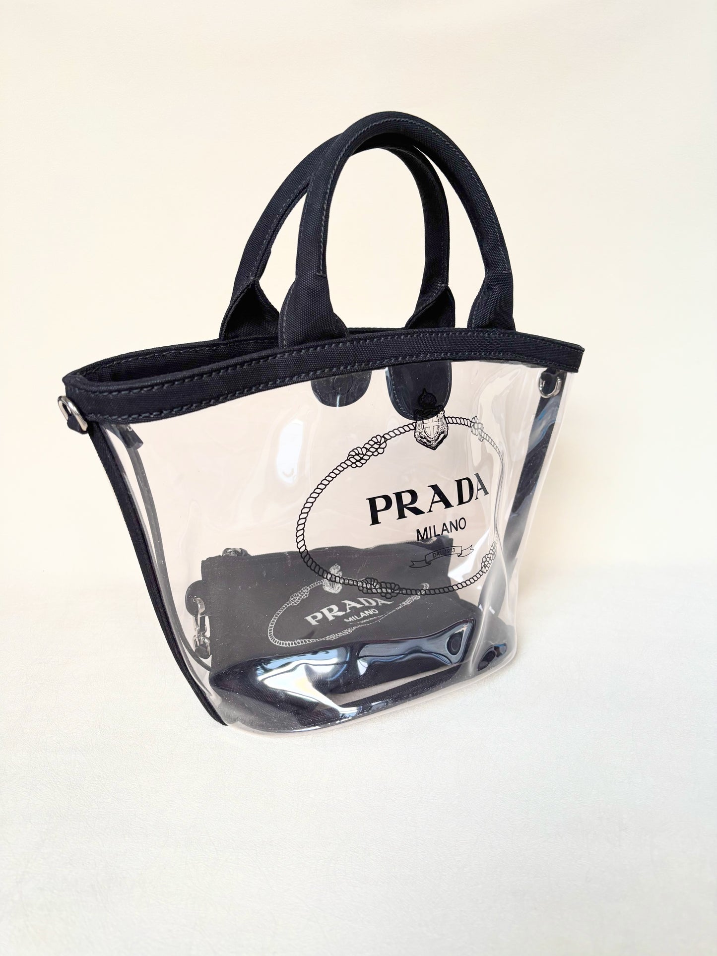 PRADA Sac cabas plexi