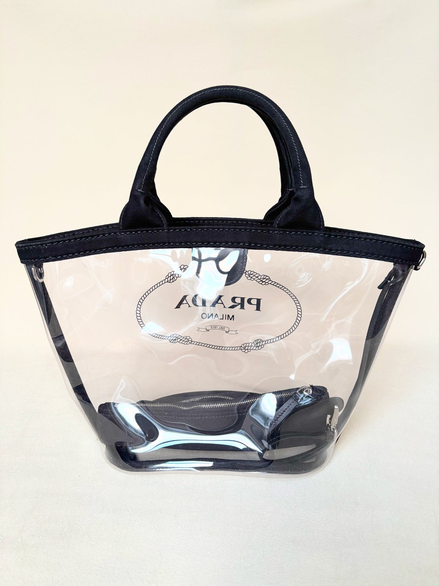 PRADA Sac cabas plexi