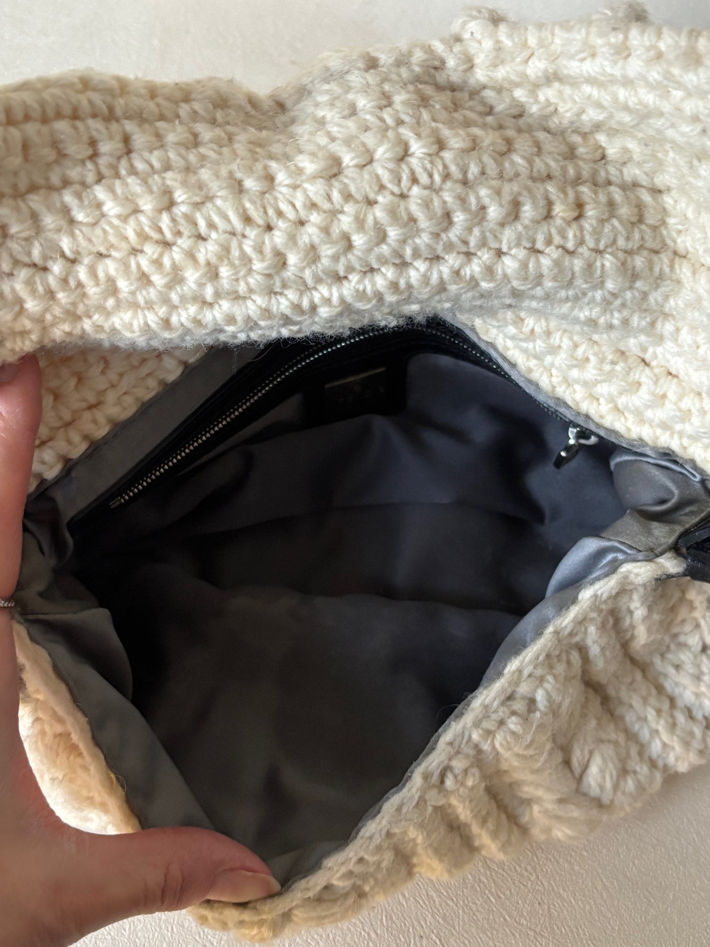 FENDI Sac Baguette Laine