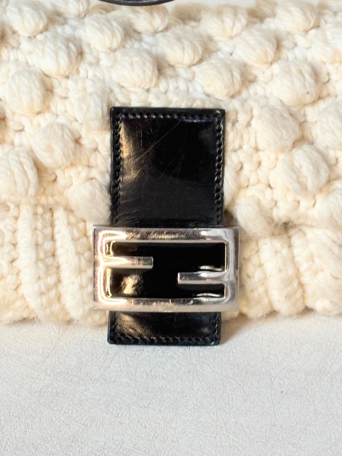 FENDI Sac Baguette Laine