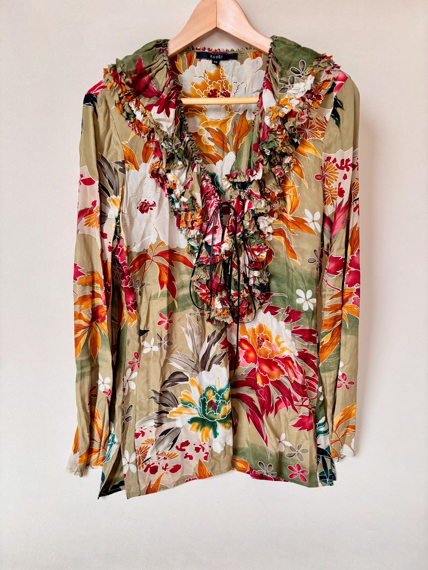 GUCCI Blouse à volants 2003