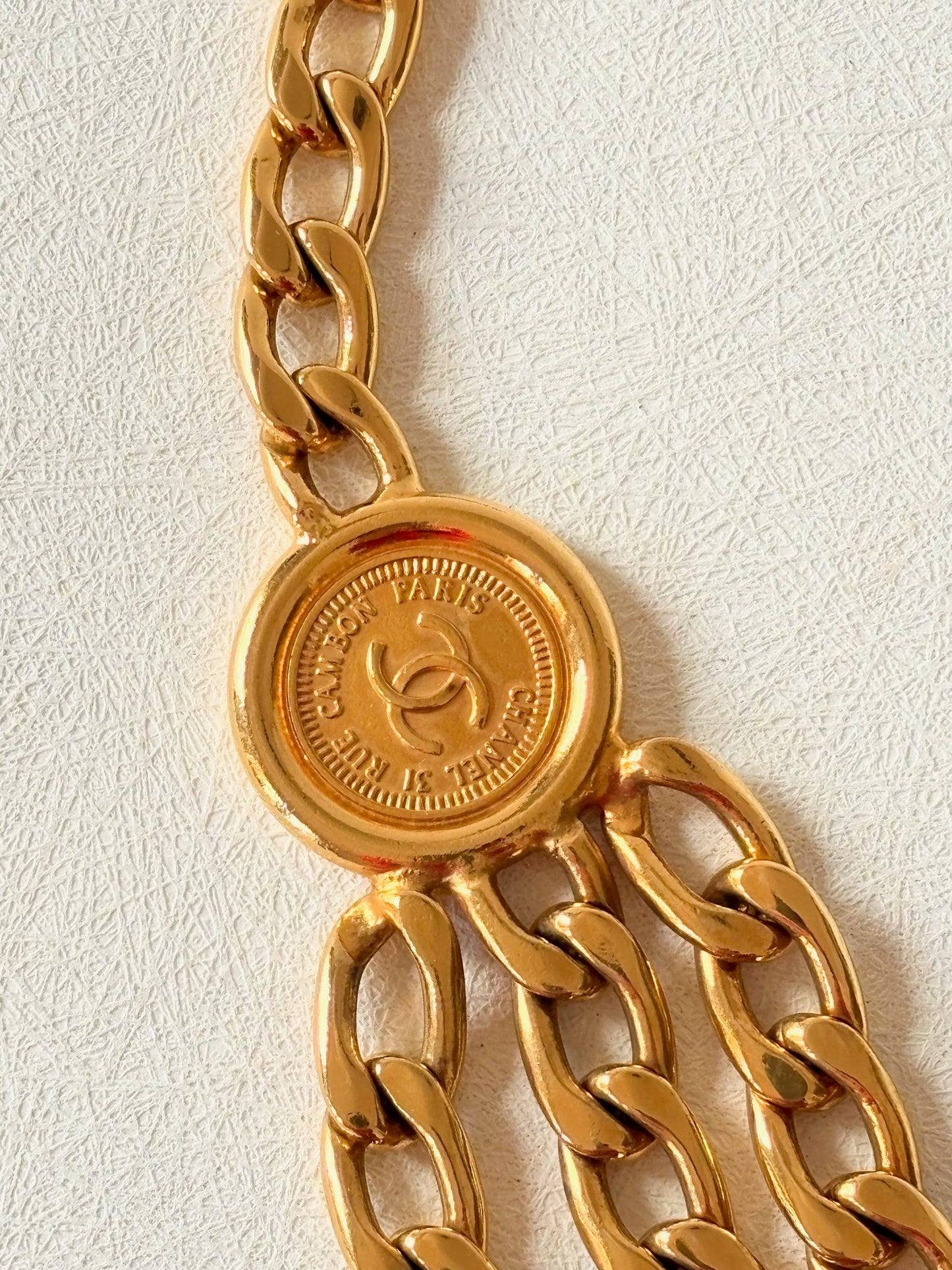 CHANEL Ceinture Chaine multi-rangs