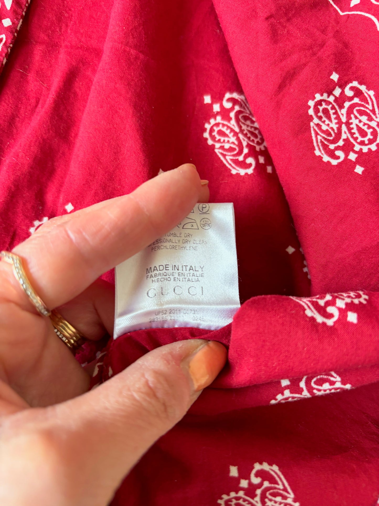 GUCCI Chemise Bandana