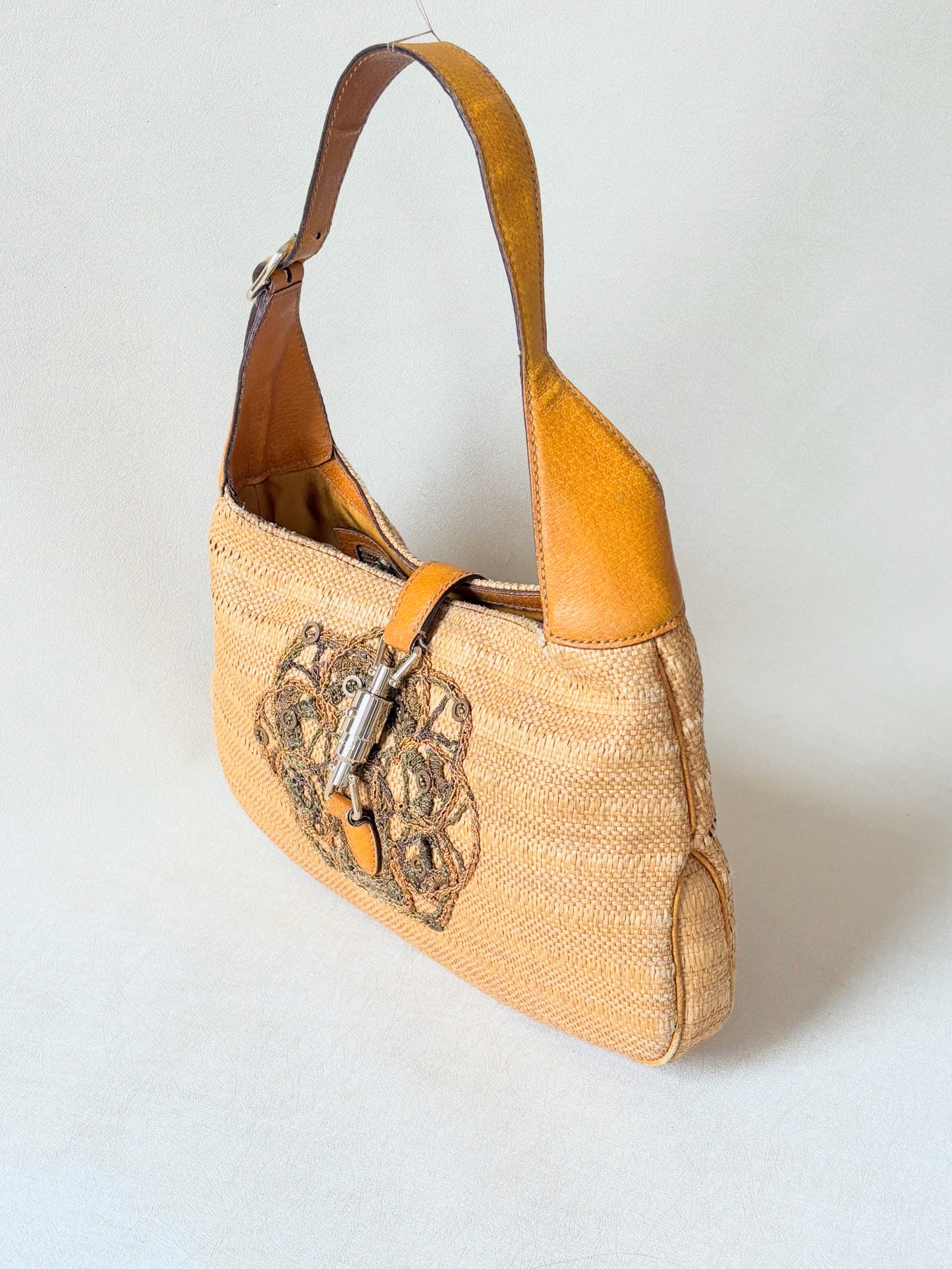 GUCCI Sac Jackie Raphia