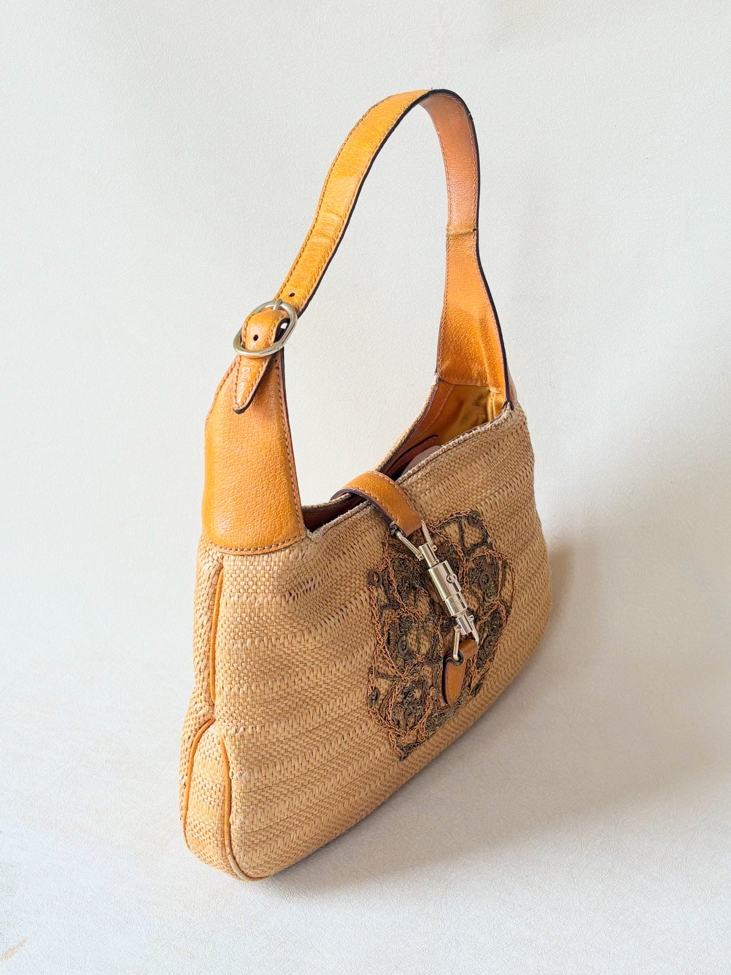 GUCCI Sac Jackie Raphia