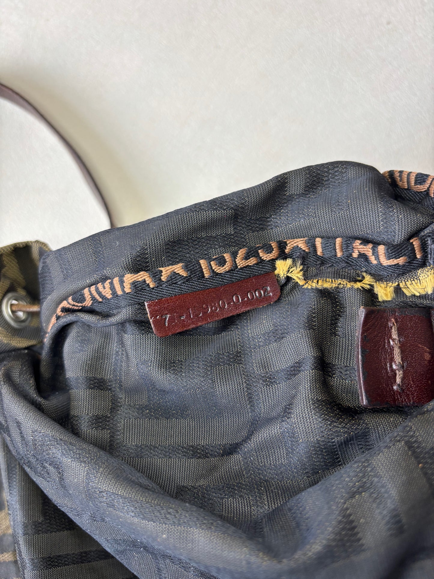 FENDI Sac à dos Zucca