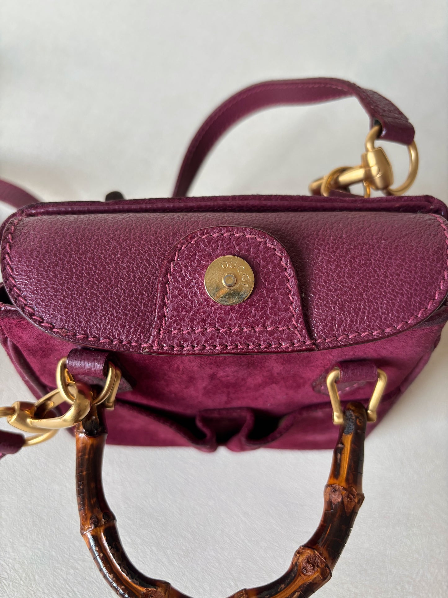 GUCCI Sac Mini Bambou