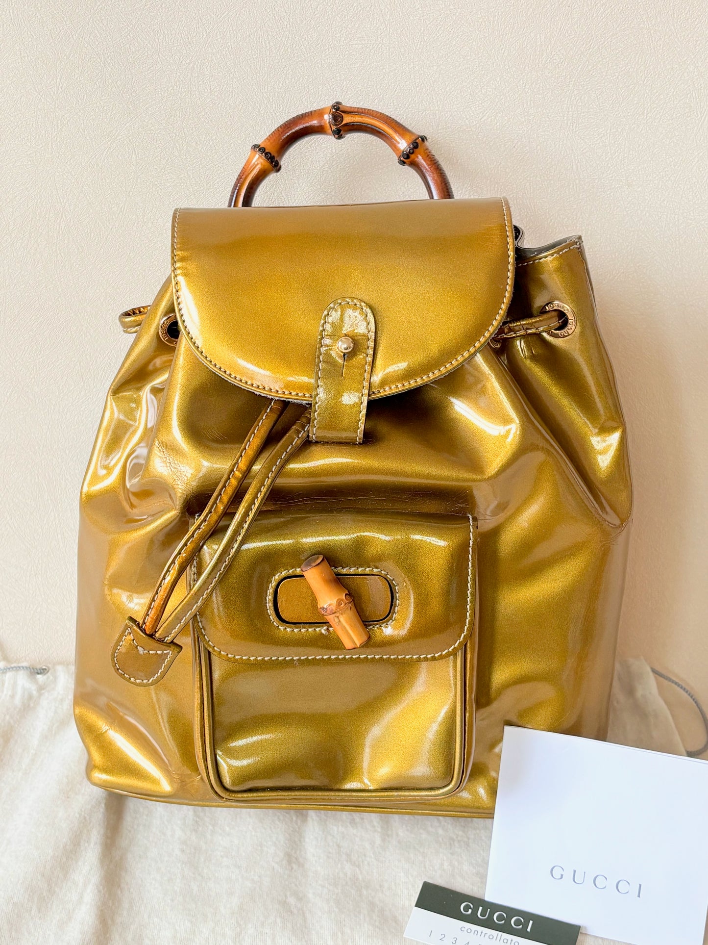 GUCCI Sac à dos Bambou