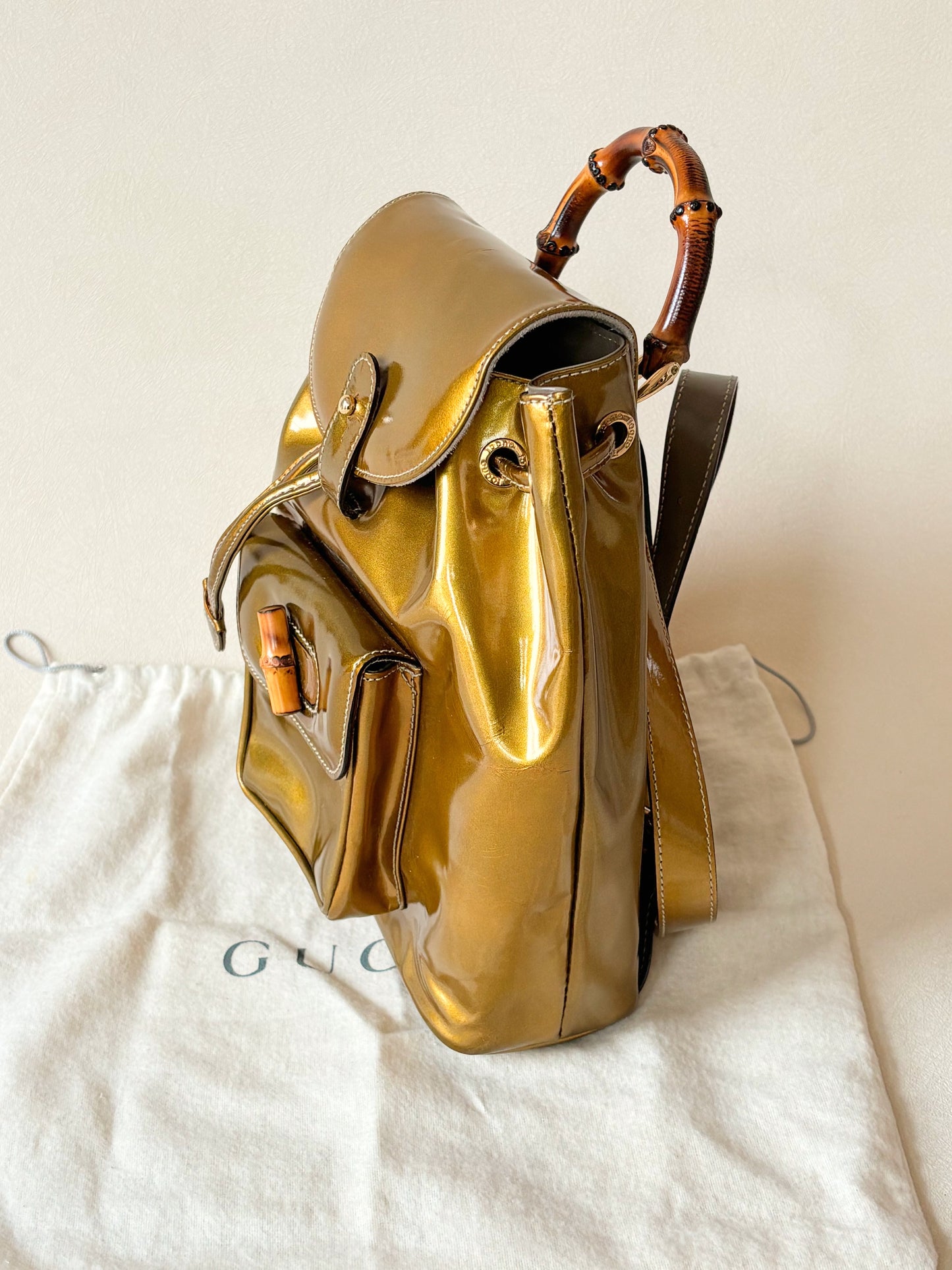 GUCCI Sac à dos Bambou