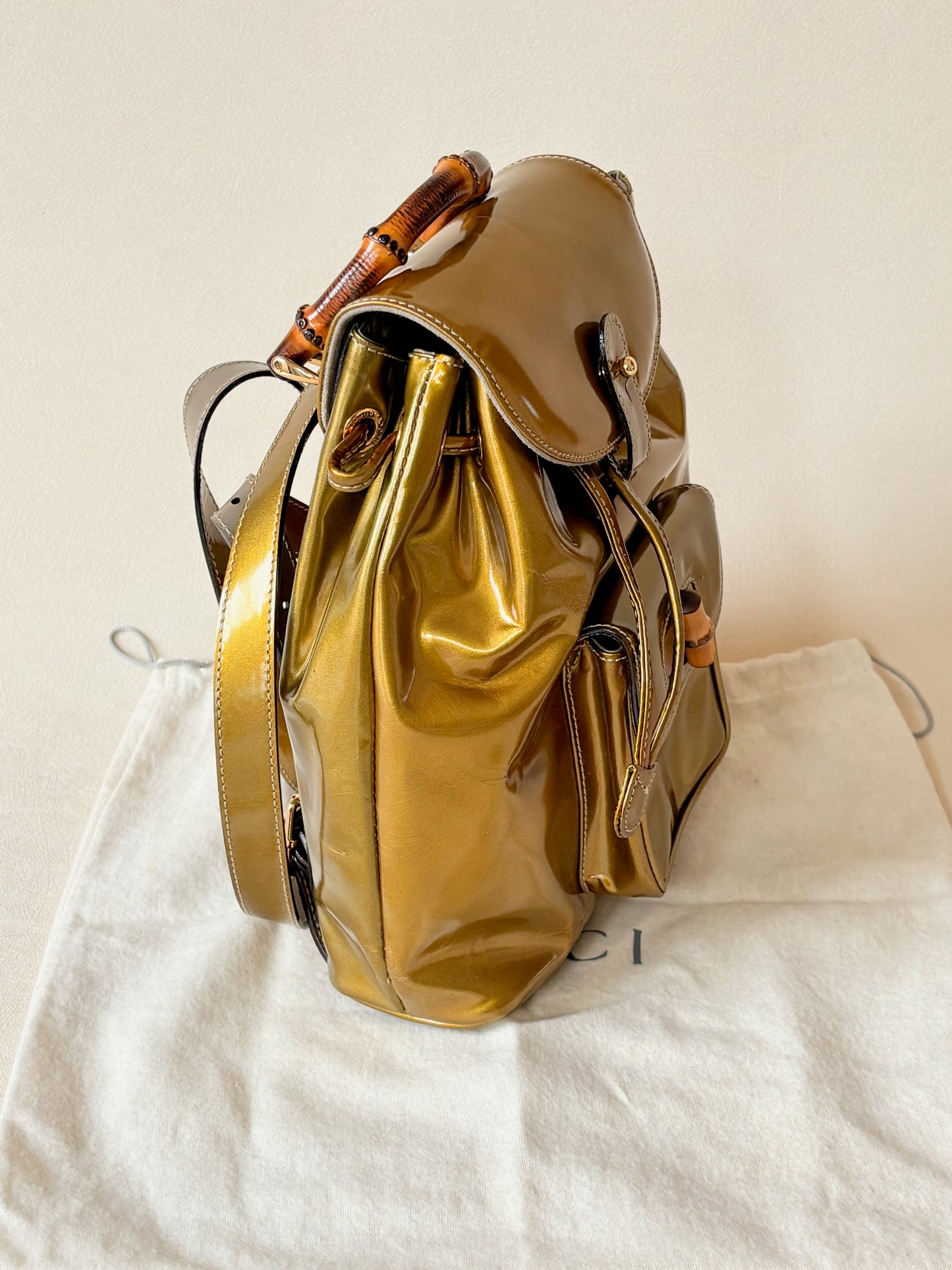 GUCCI Sac à dos Bambou