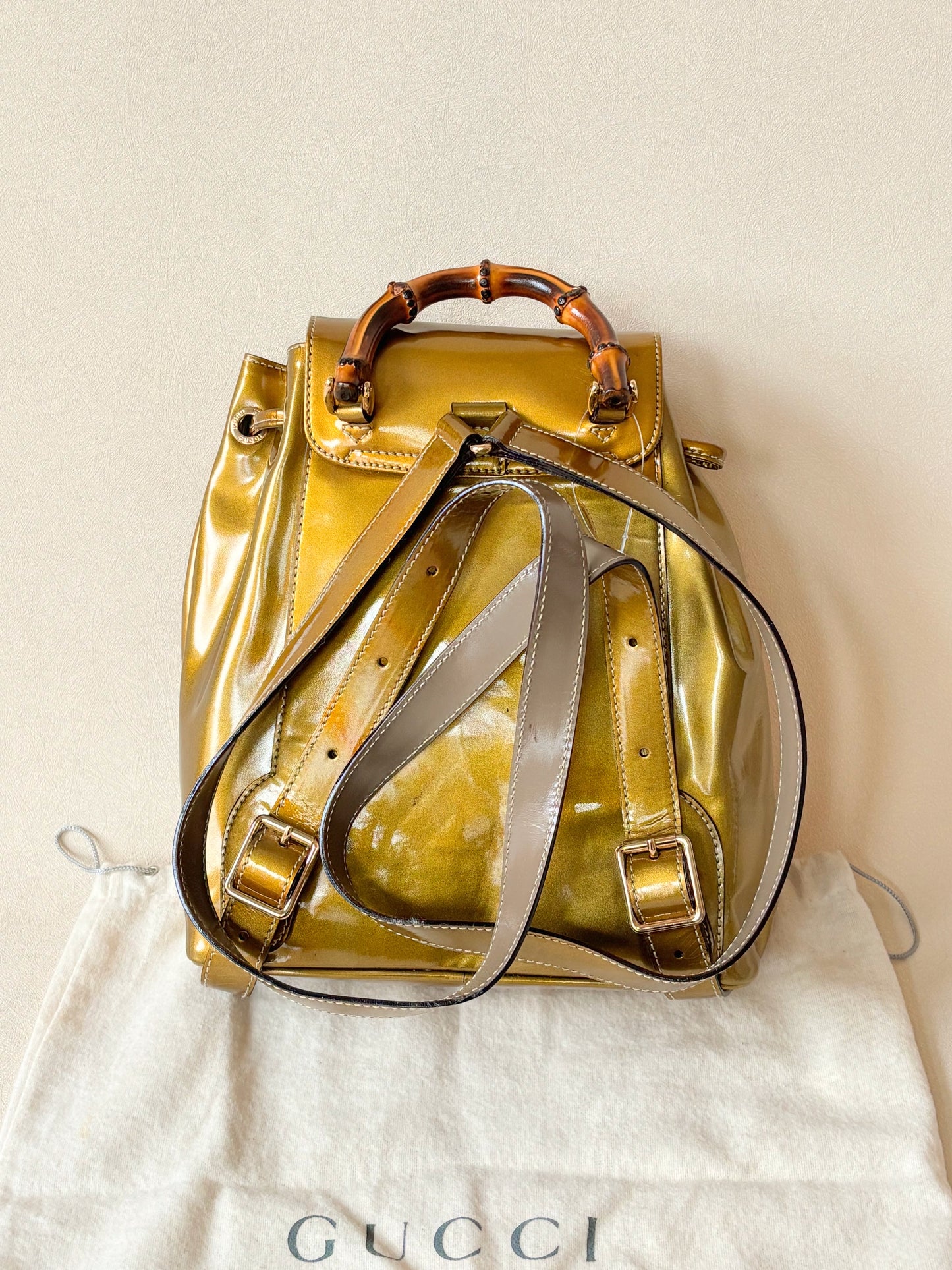 GUCCI Sac à dos Bambou